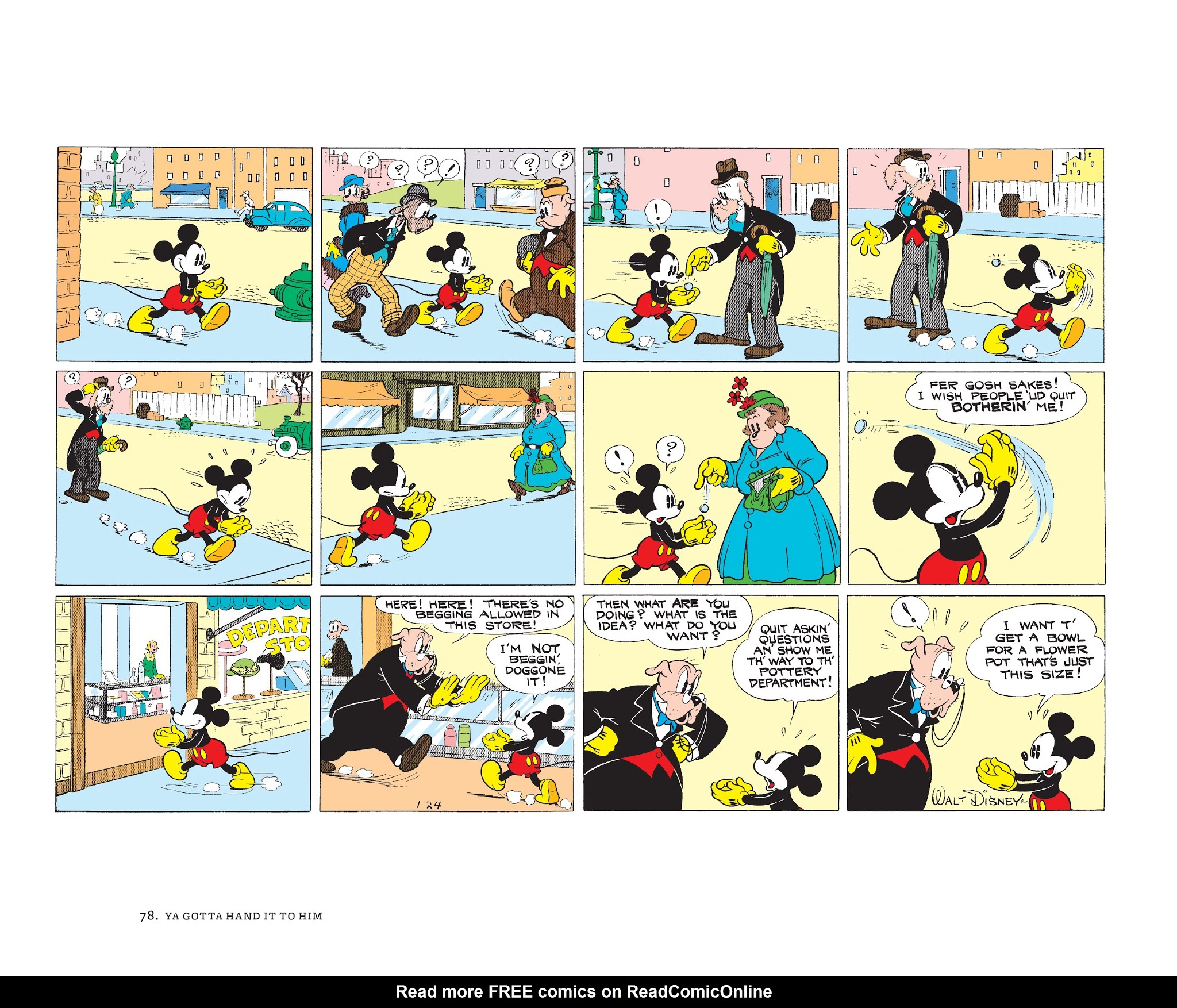 Read online Walt Disney's Mickey Mouse Color Sundays comic -  Issue # TPB 2 (Part 1) - 78