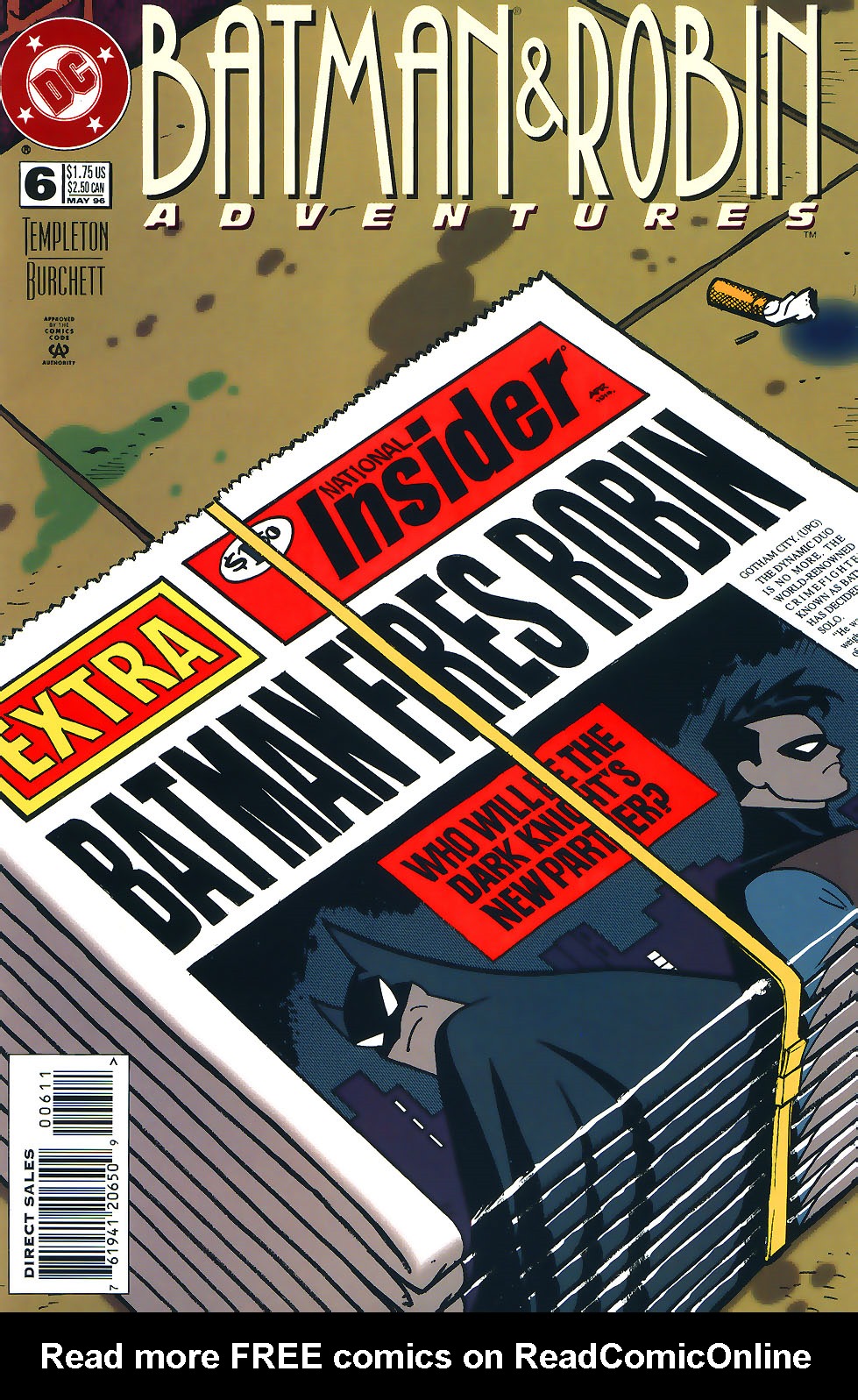 Read online The Batman and Robin Adventures comic -  Issue #6 - 1