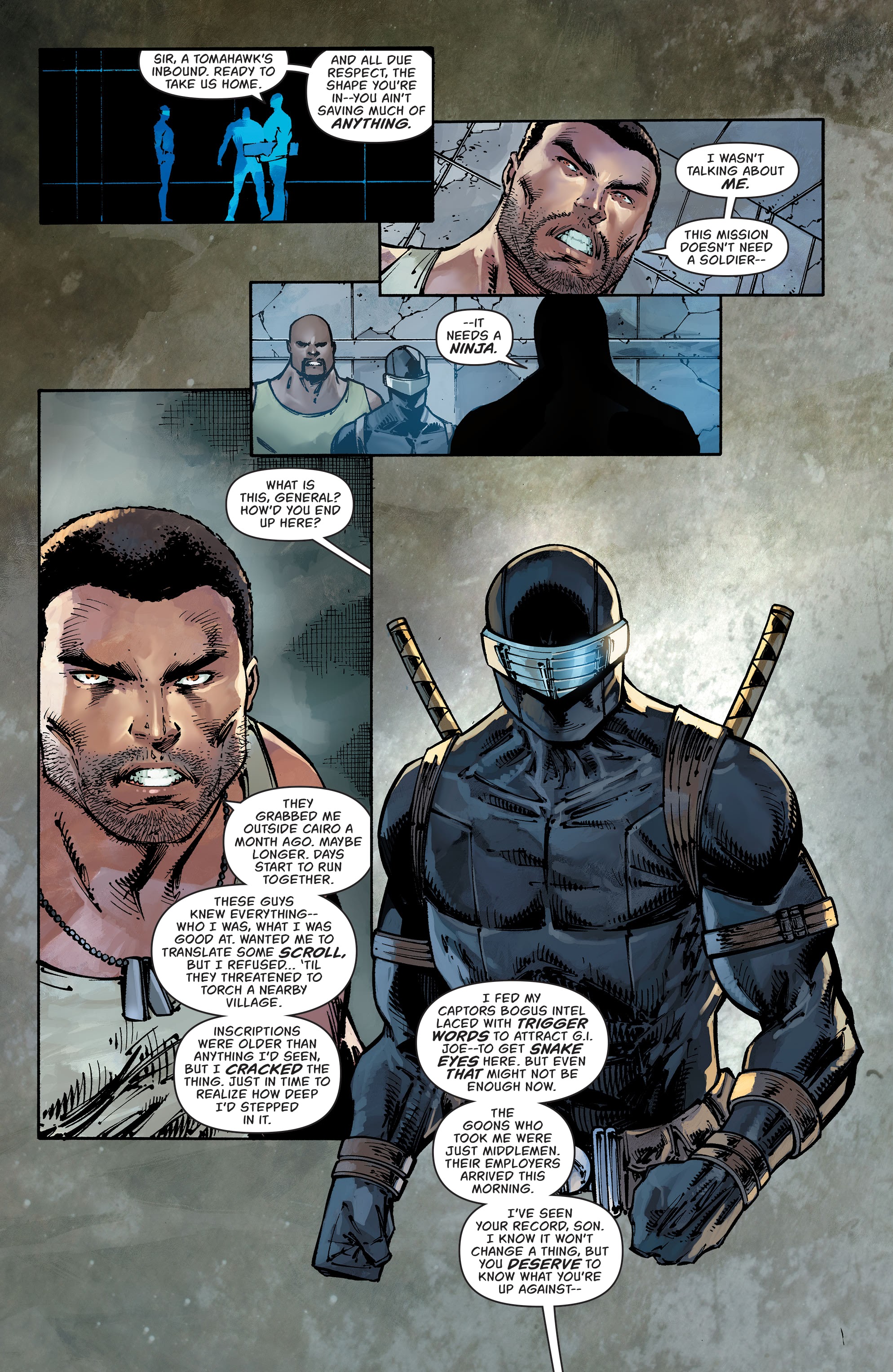 Read online Snake Eyes: Deadgame comic -  Issue #1 - 12