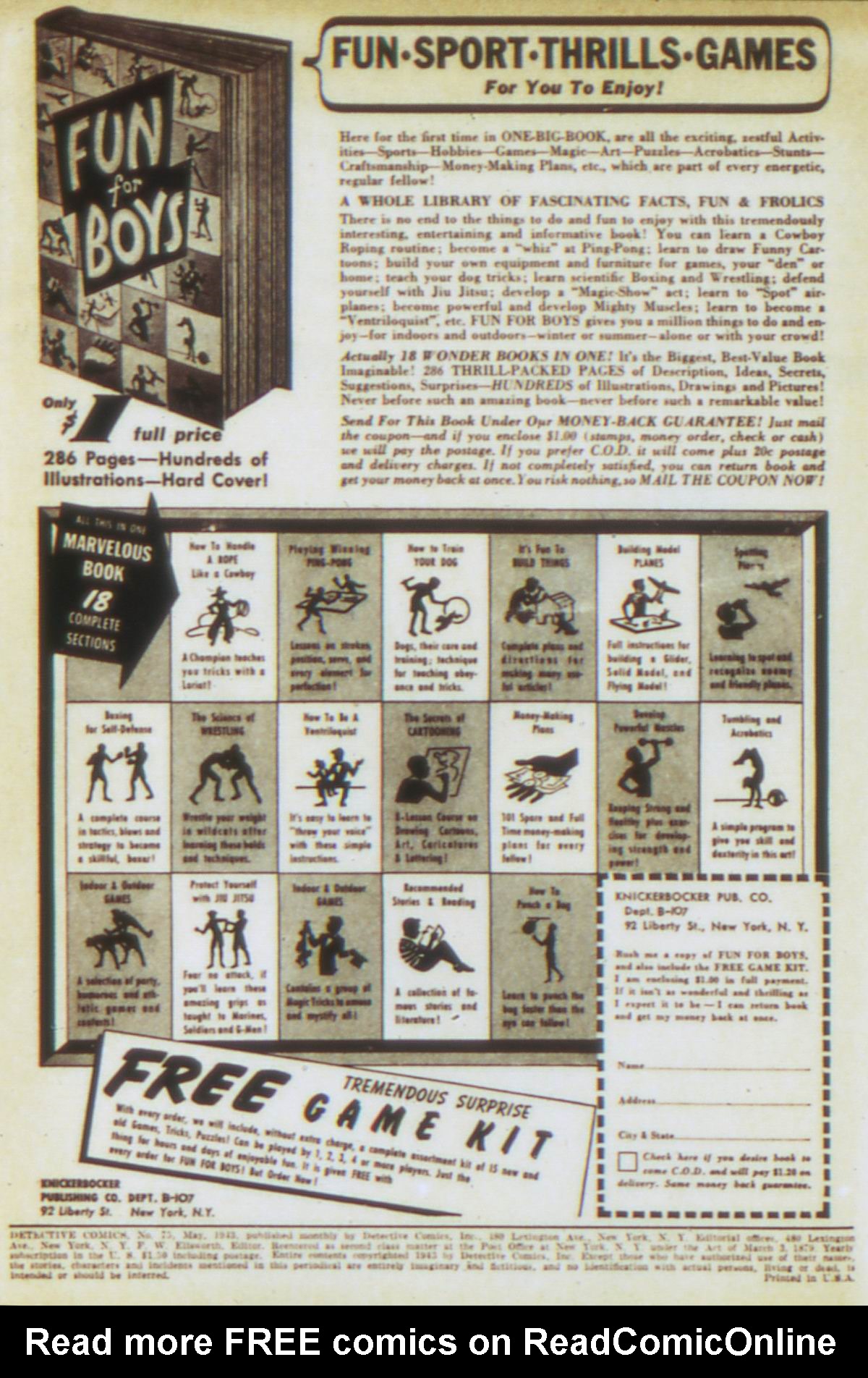 Read online Detective Comics (1937) comic -  Issue #75 - 2