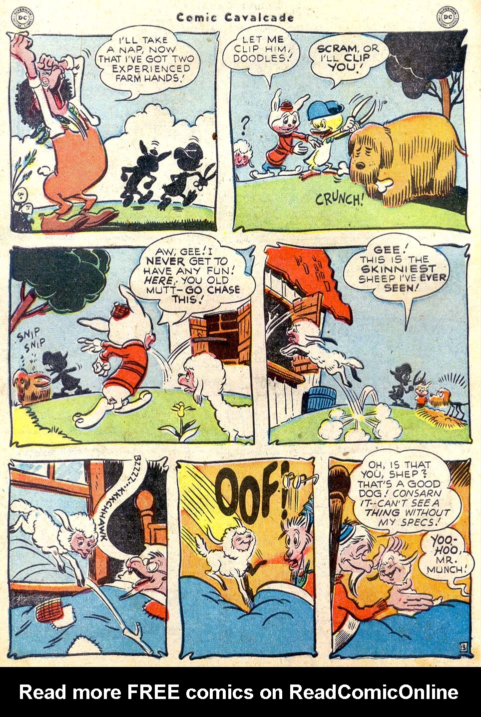 Read online Comic Cavalcade comic -  Issue #36 - 44