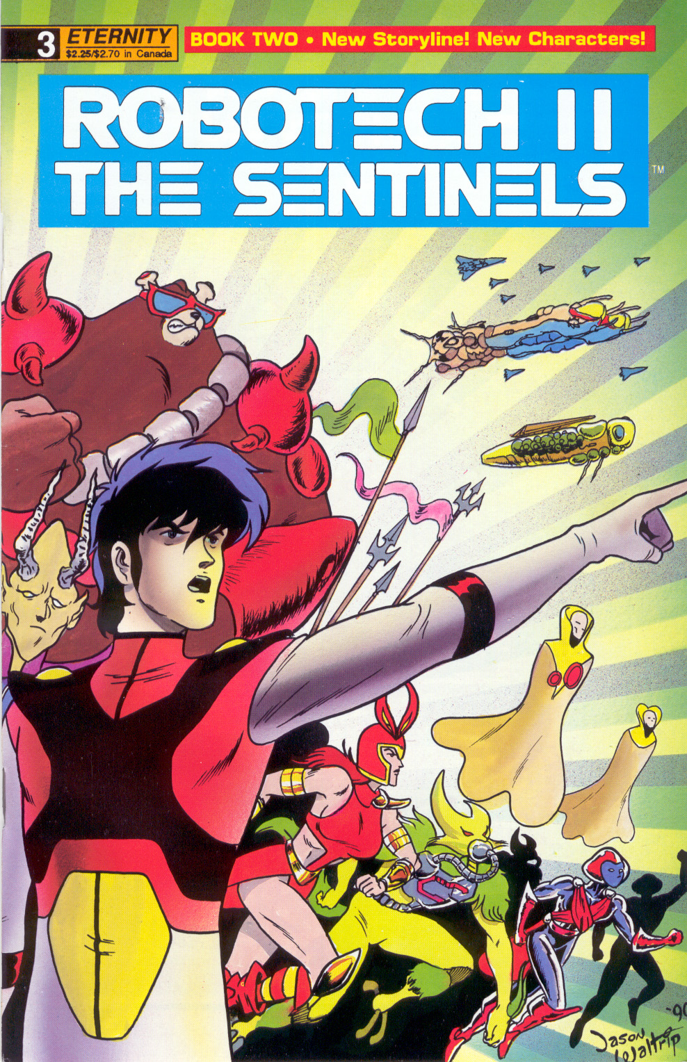 <{ $series->title }} issue Robotech II: The Sentinels Book 2 Issue #3 - Page 1