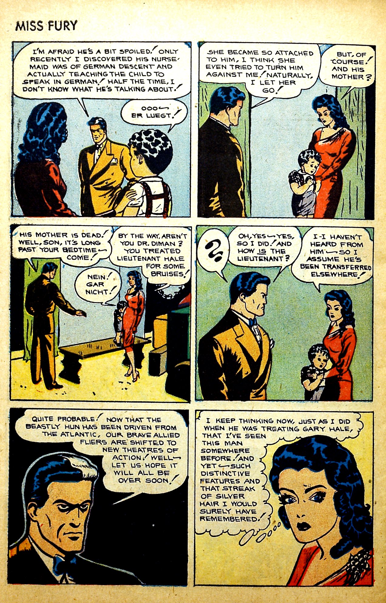 Read online Miss Fury (1942) comic -  Issue #8 - 31