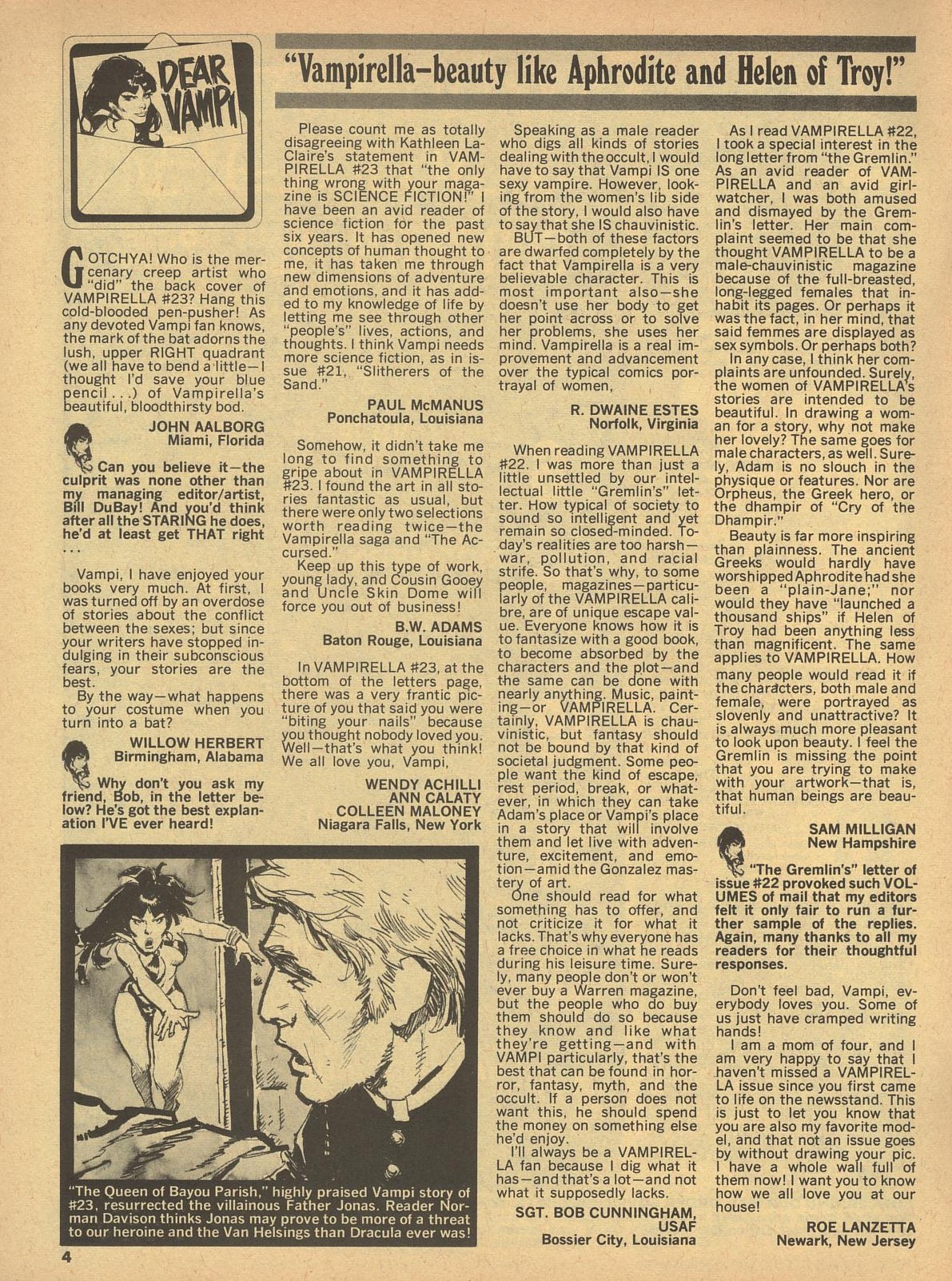 Read online Vampirella (1969) comic -  Issue #26 - 4