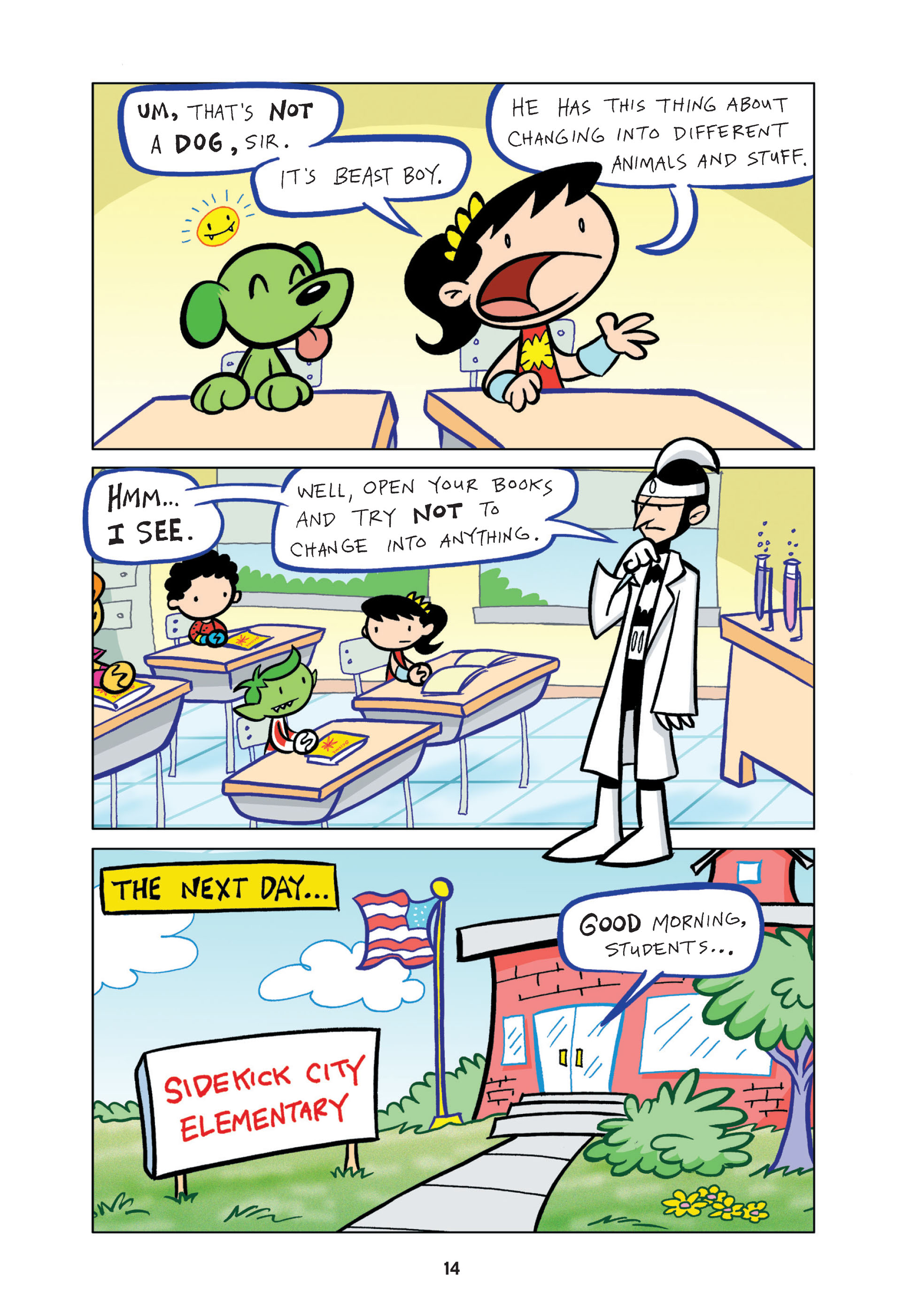 Read online Tiny Titans: Beast Boy & Raven comic -  Issue # TPB - 14