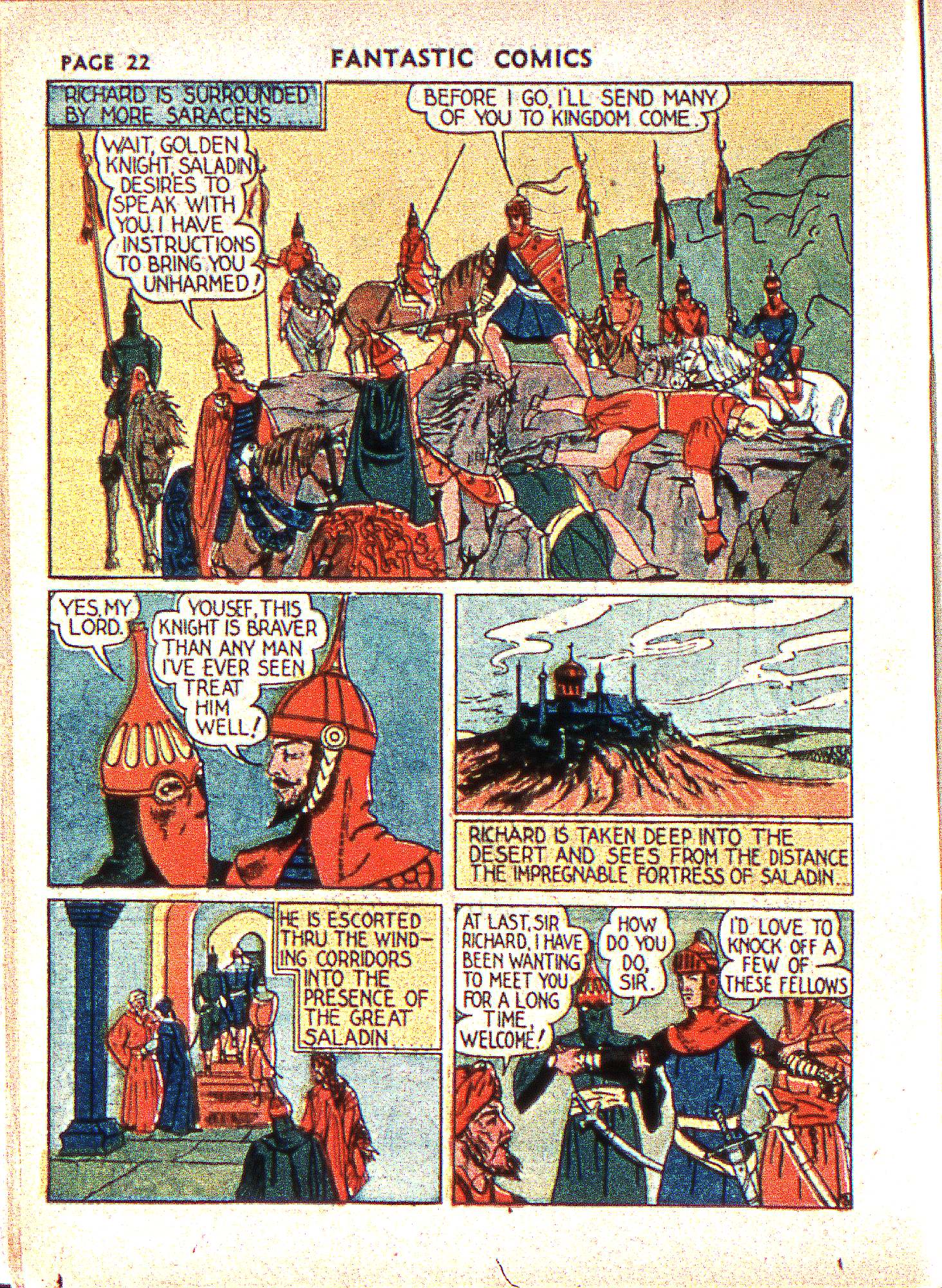 Read online Fantastic Comics comic -  Issue #2 - 24