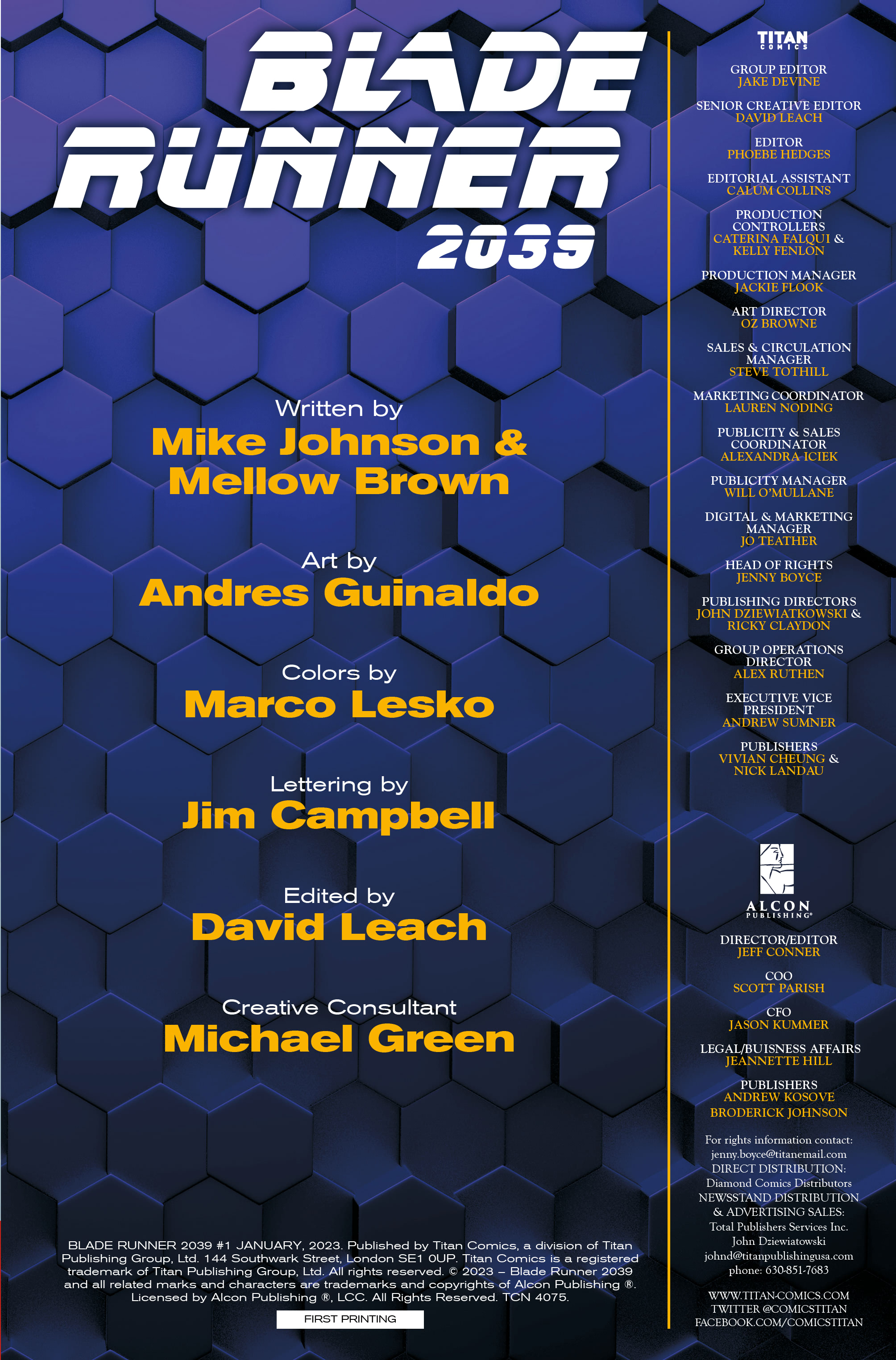 Read online Blade Runner 2039 comic -  Issue #1 - 3