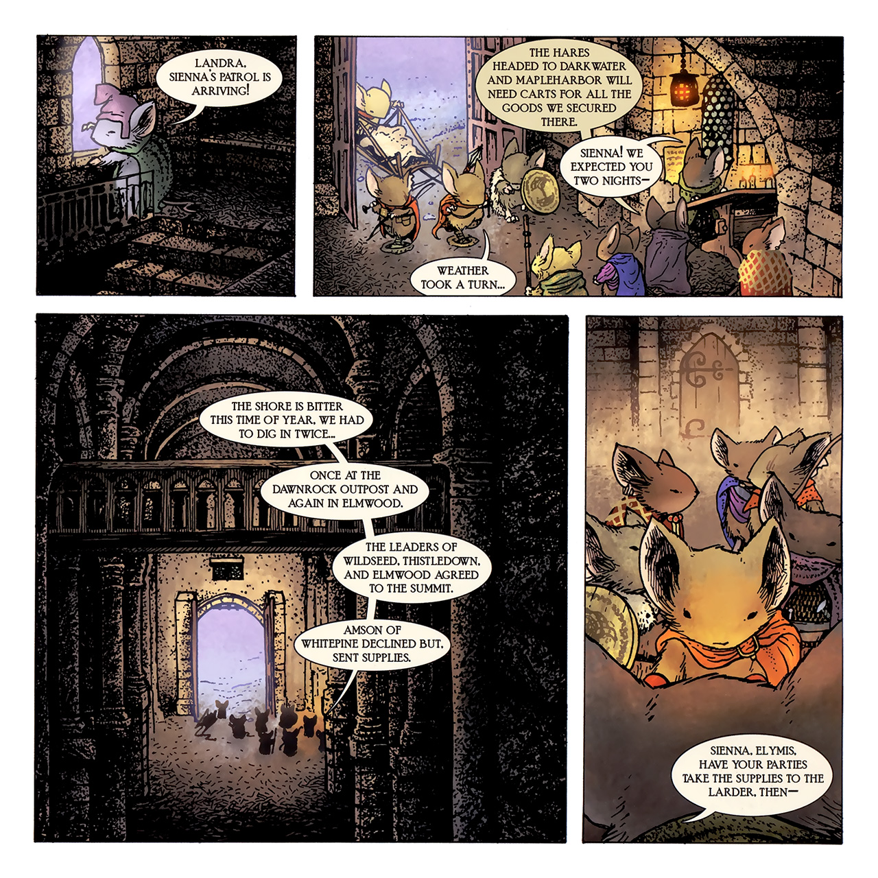 Read online Mouse Guard: Winter 1152 comic -  Issue #6 - 13
