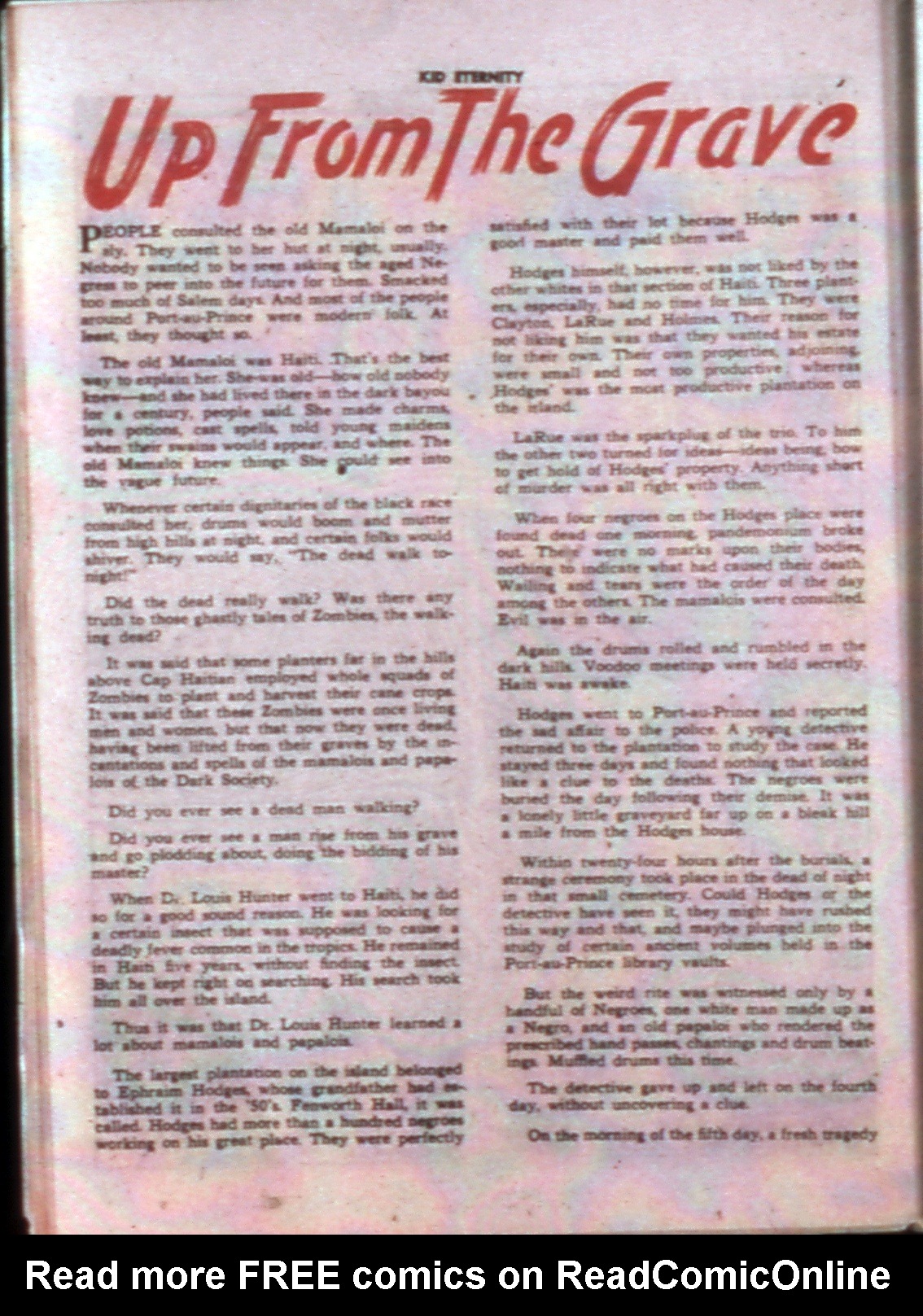 Read online Kid Eternity (1946) comic -  Issue #3 - 34