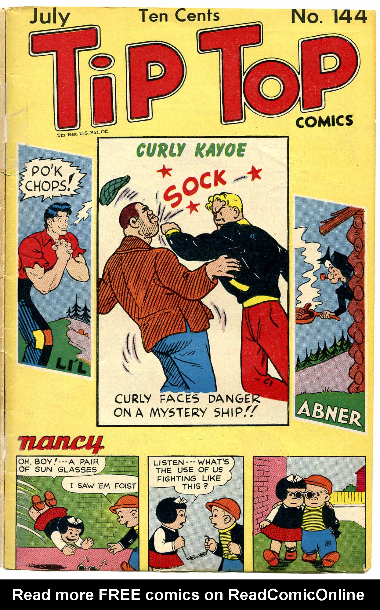 Read online Tip Top Comics comic -  Issue #144 - 1