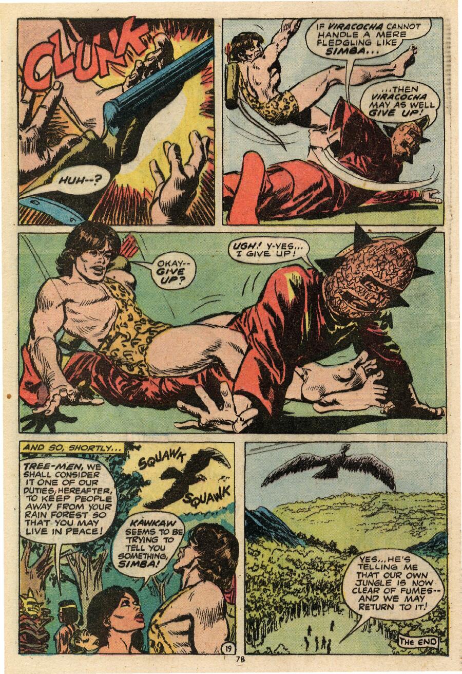 Read online Tarzan (1972) comic -  Issue #231 - 80