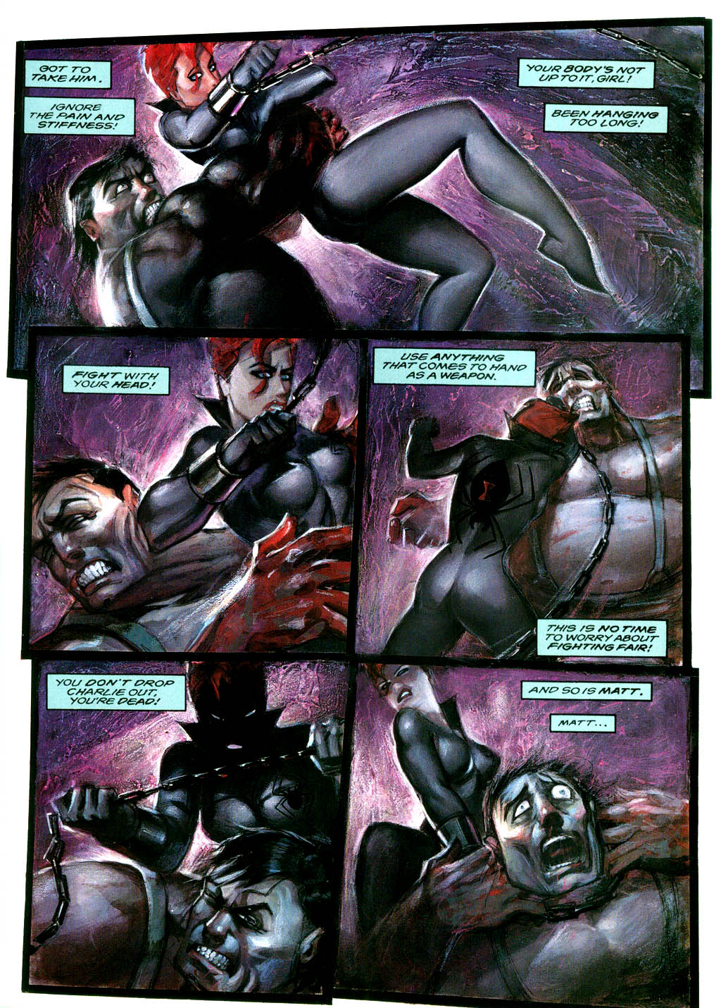 Read online Marvel Graphic Novel comic -  Issue #75 - Daredevil Black Widow - Abattoir - 51