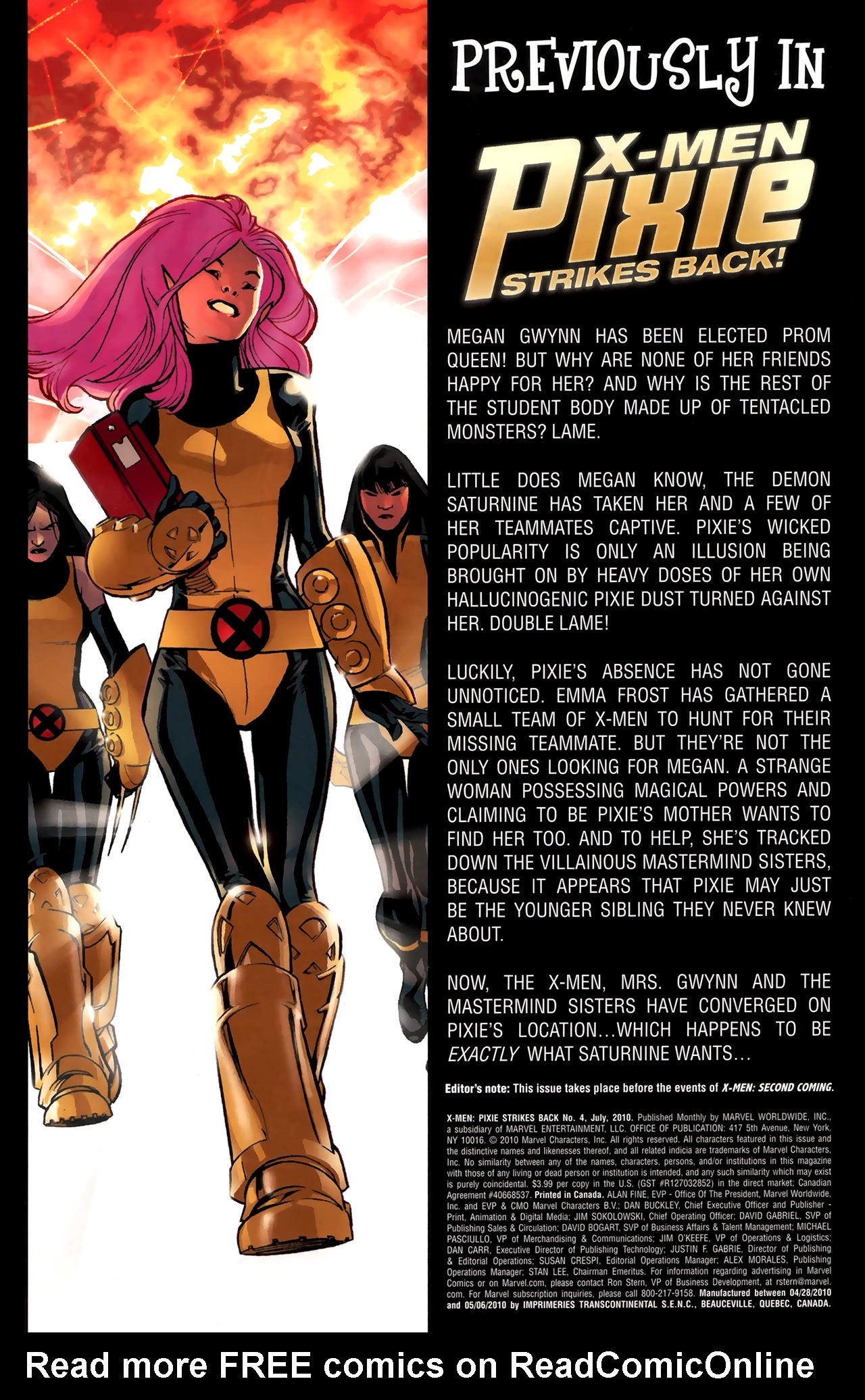 Read online X-Men: Pixie Strikes Back comic -  Issue #4 - 2