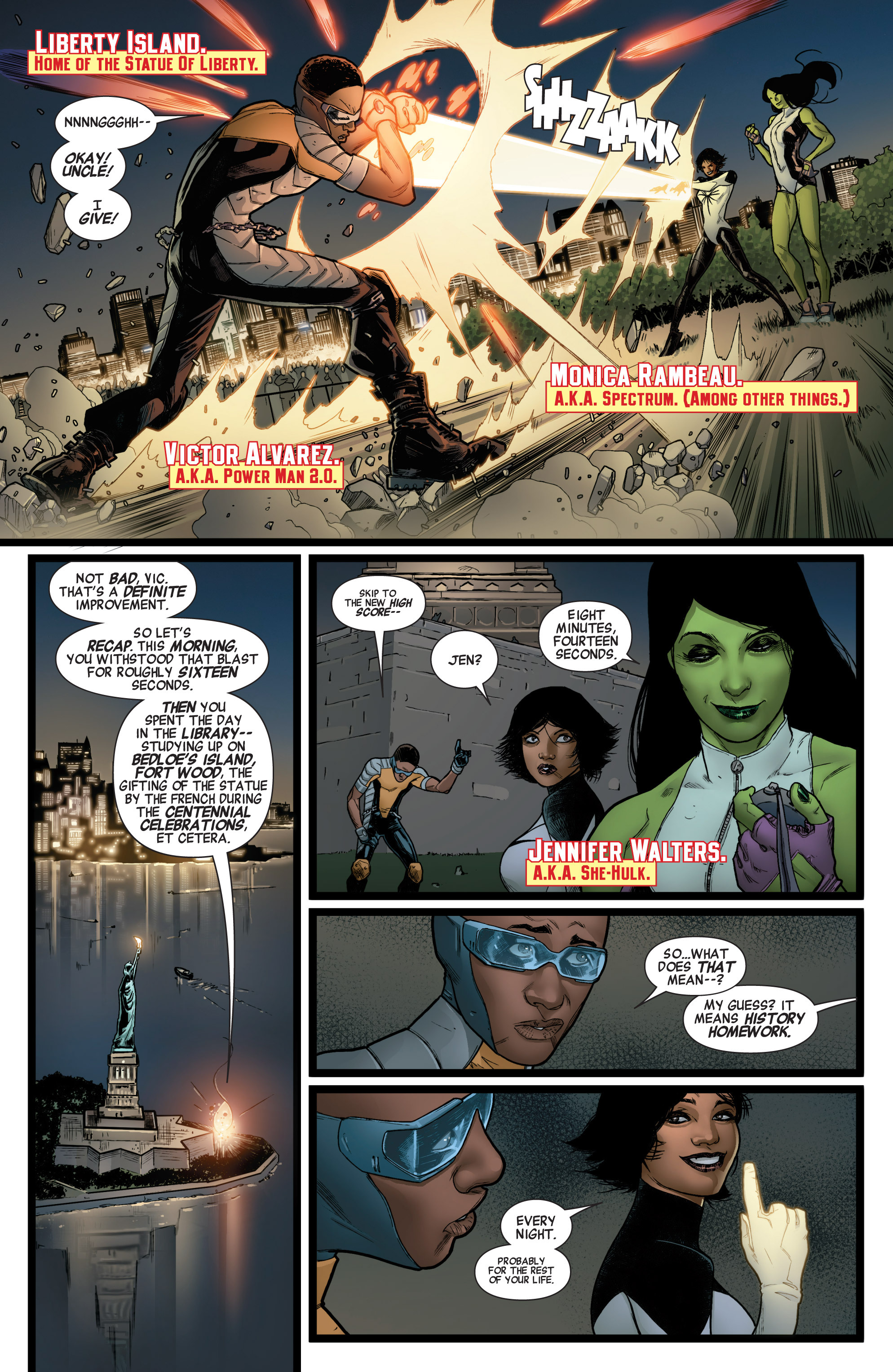 Read online Mighty Avengers comic -  Issue #6 - 11
