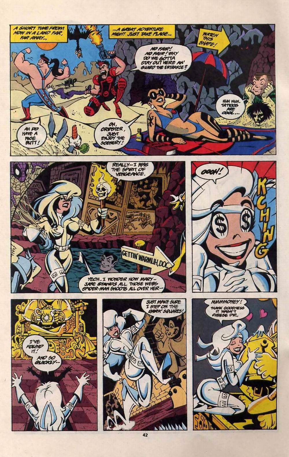 Read online Silver Sable and the Wild Pack comic -  Issue #25 - 35