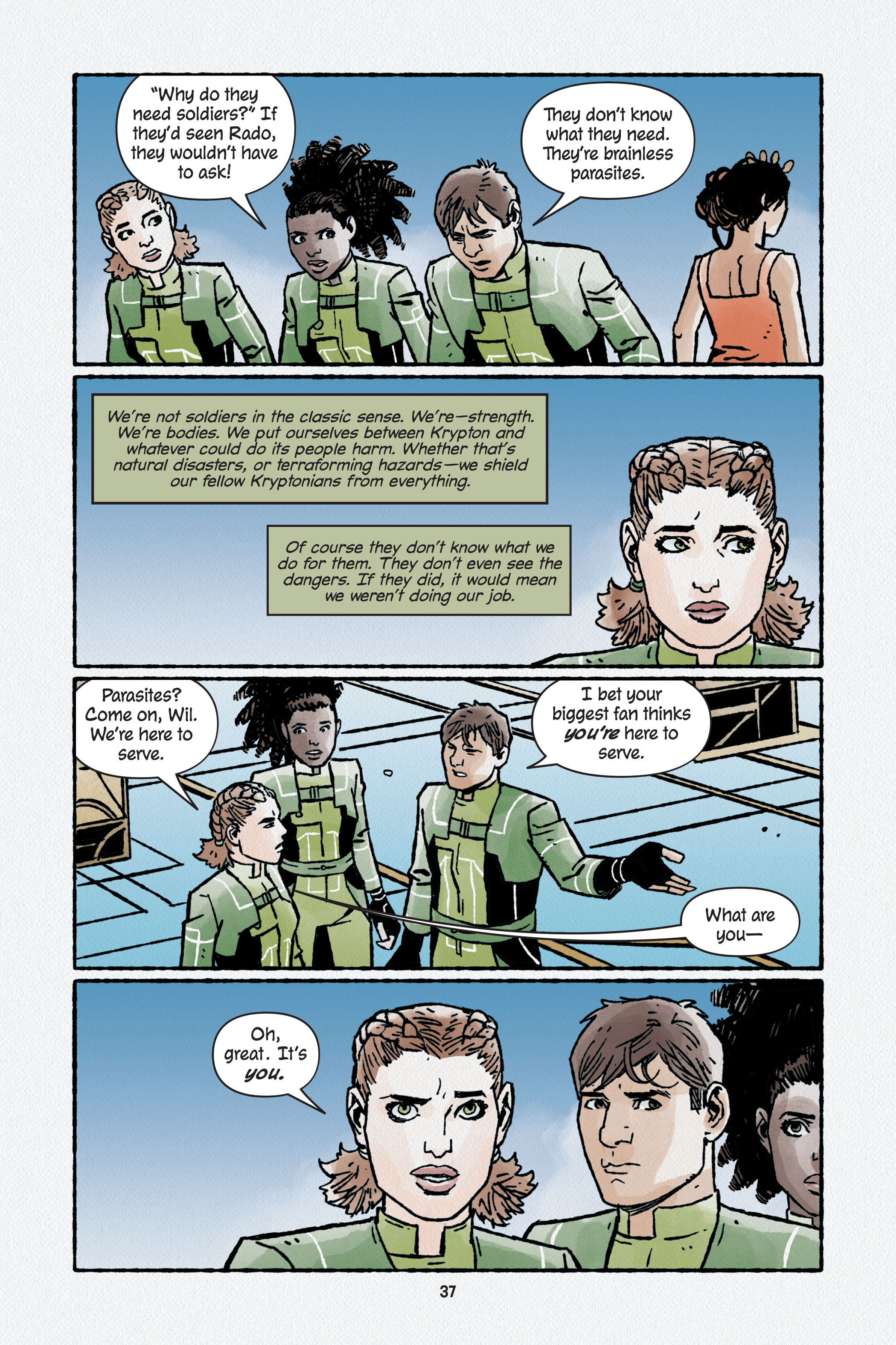 Read online House of El comic -  Issue # TPB 1 (Part 1) - 34