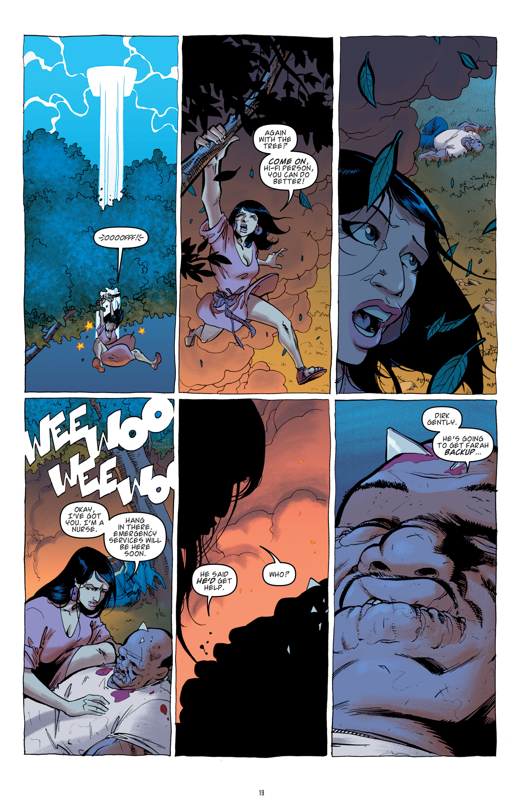 Read online Dirk Gently's Holistic Detective Agency: The Salmon of Doubt comic -  Issue #4 - 19