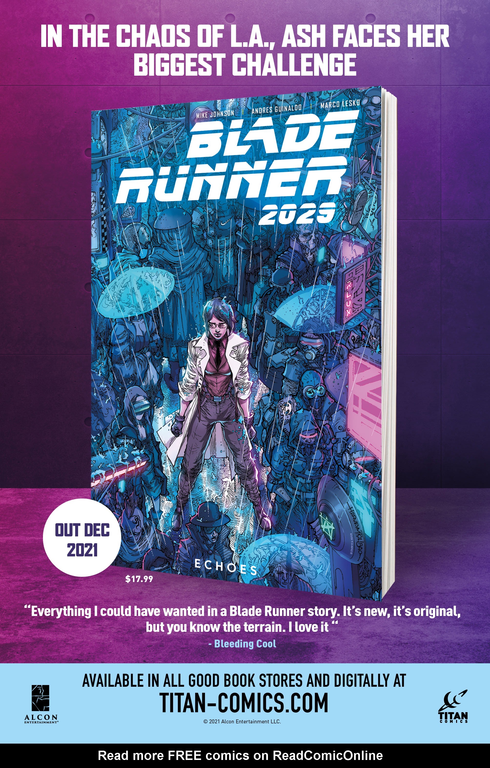 Read online Blade Runner Origins comic -  Issue #7 - 4