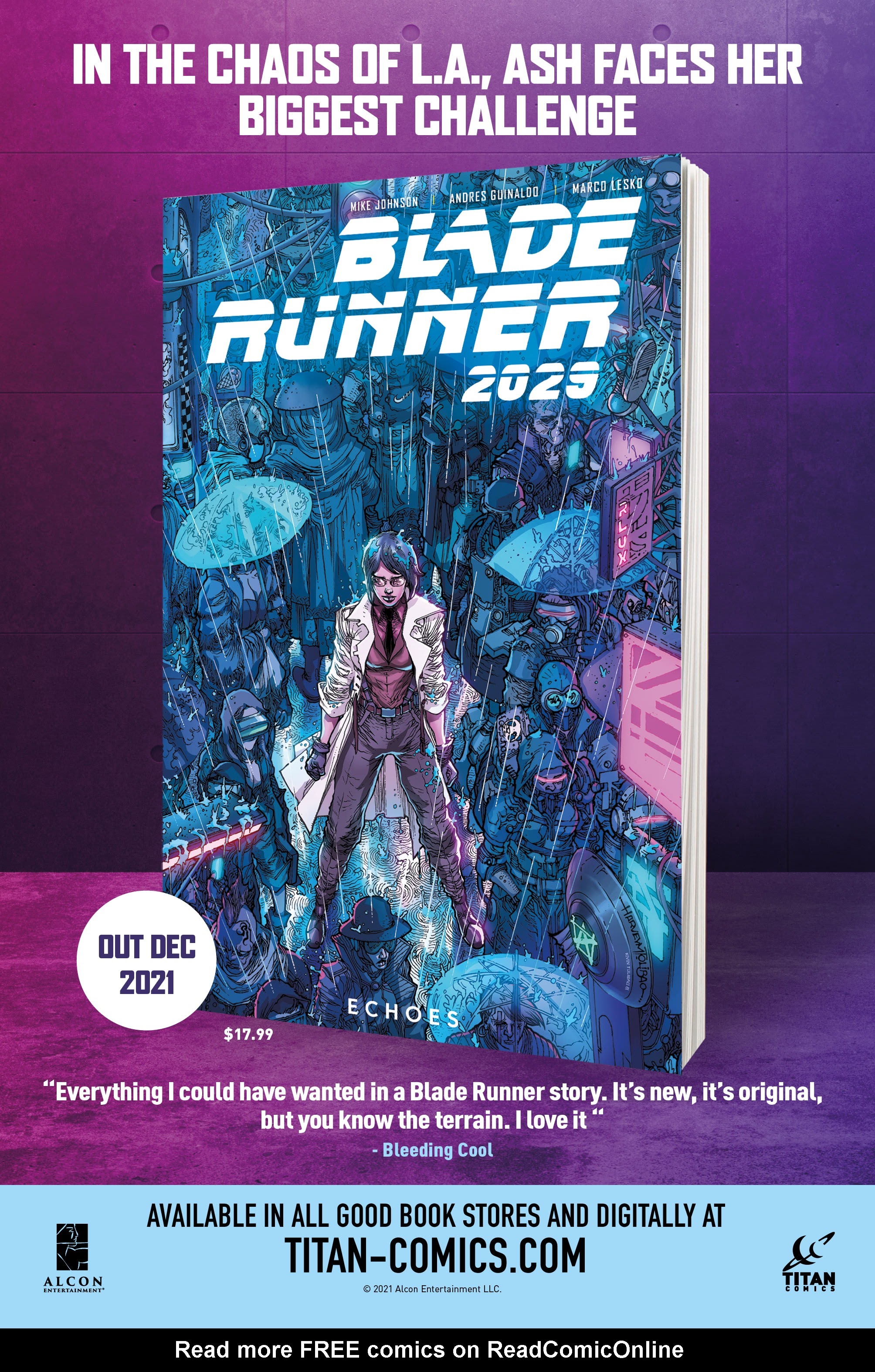 Read online Blade Runner Origins comic -  Issue #7 - 4