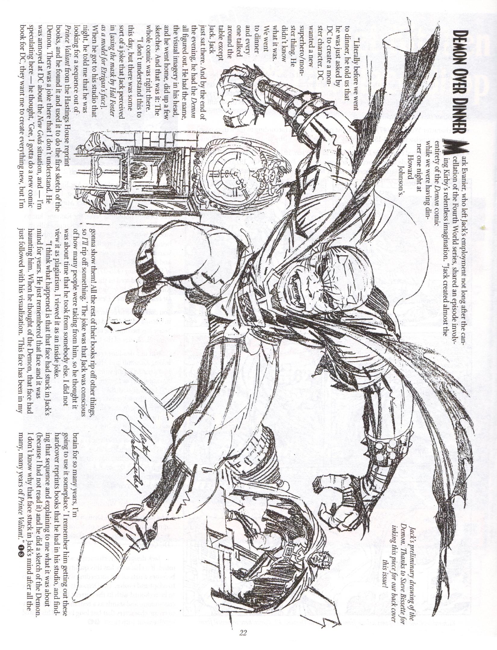 Read online The Jack Kirby Collector comic -  Issue #13 - 22