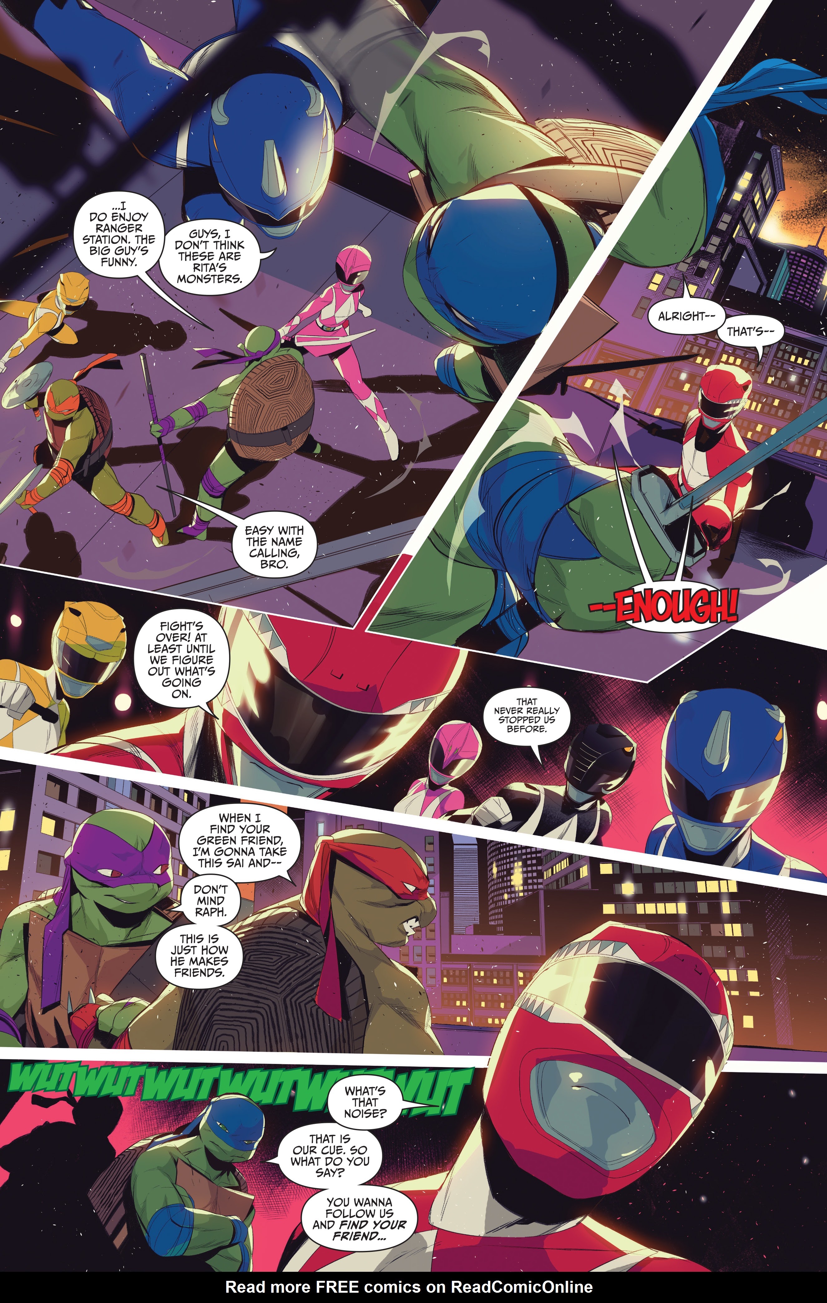 Read online Mighty Morphin Power Rangers: Teenage Mutant Ninja Turtles comic -  Issue # _TPB - 37
