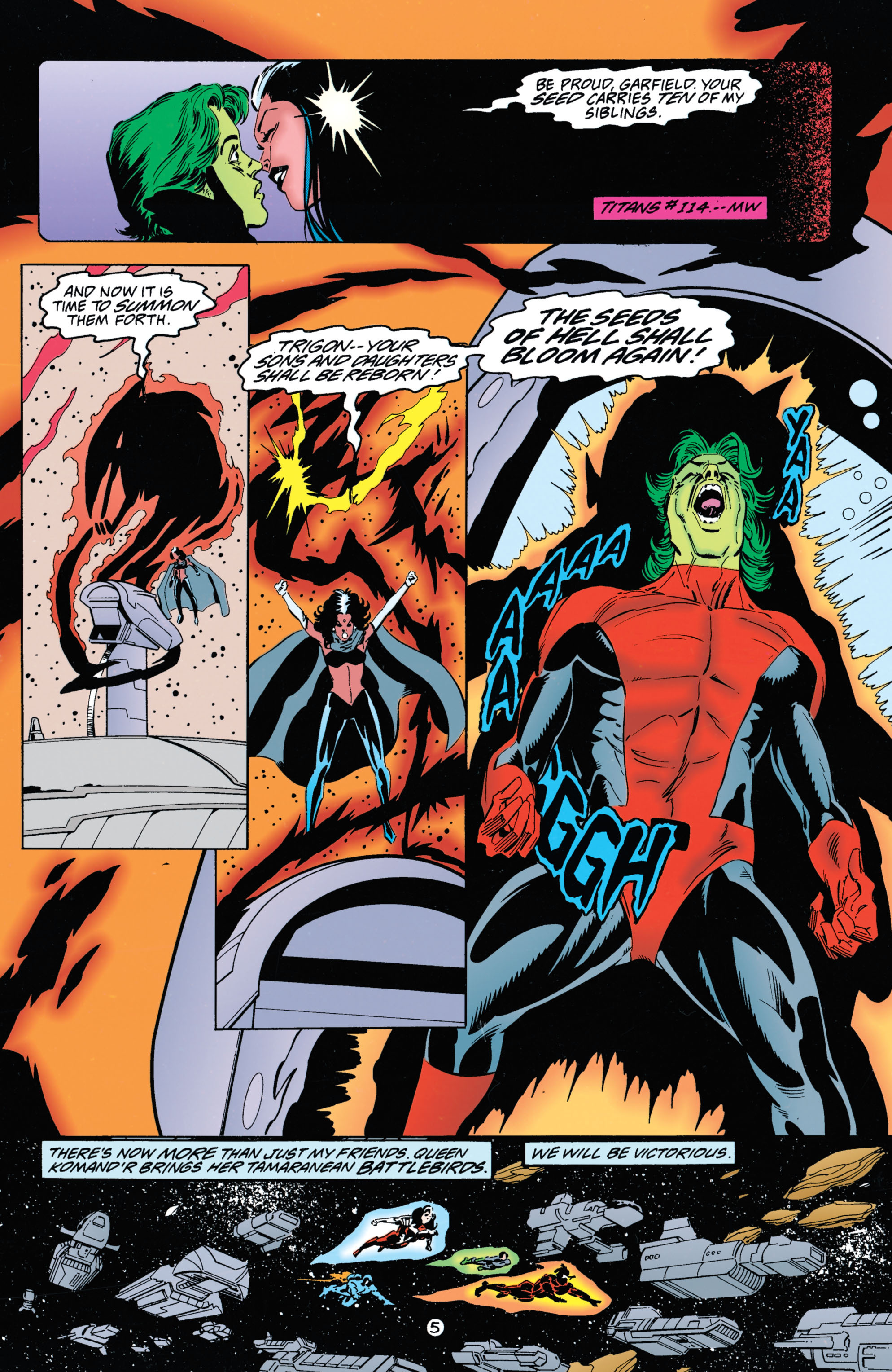 Read online The New Titans (1988) comic -  Issue #130 - 6