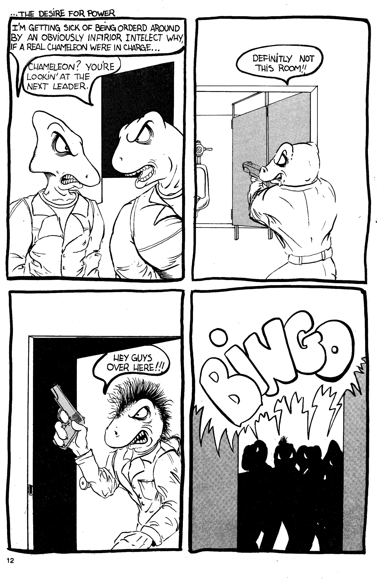 Read online Cold-Blooded Chameleon Commandos comic -  Issue #3 - 13
