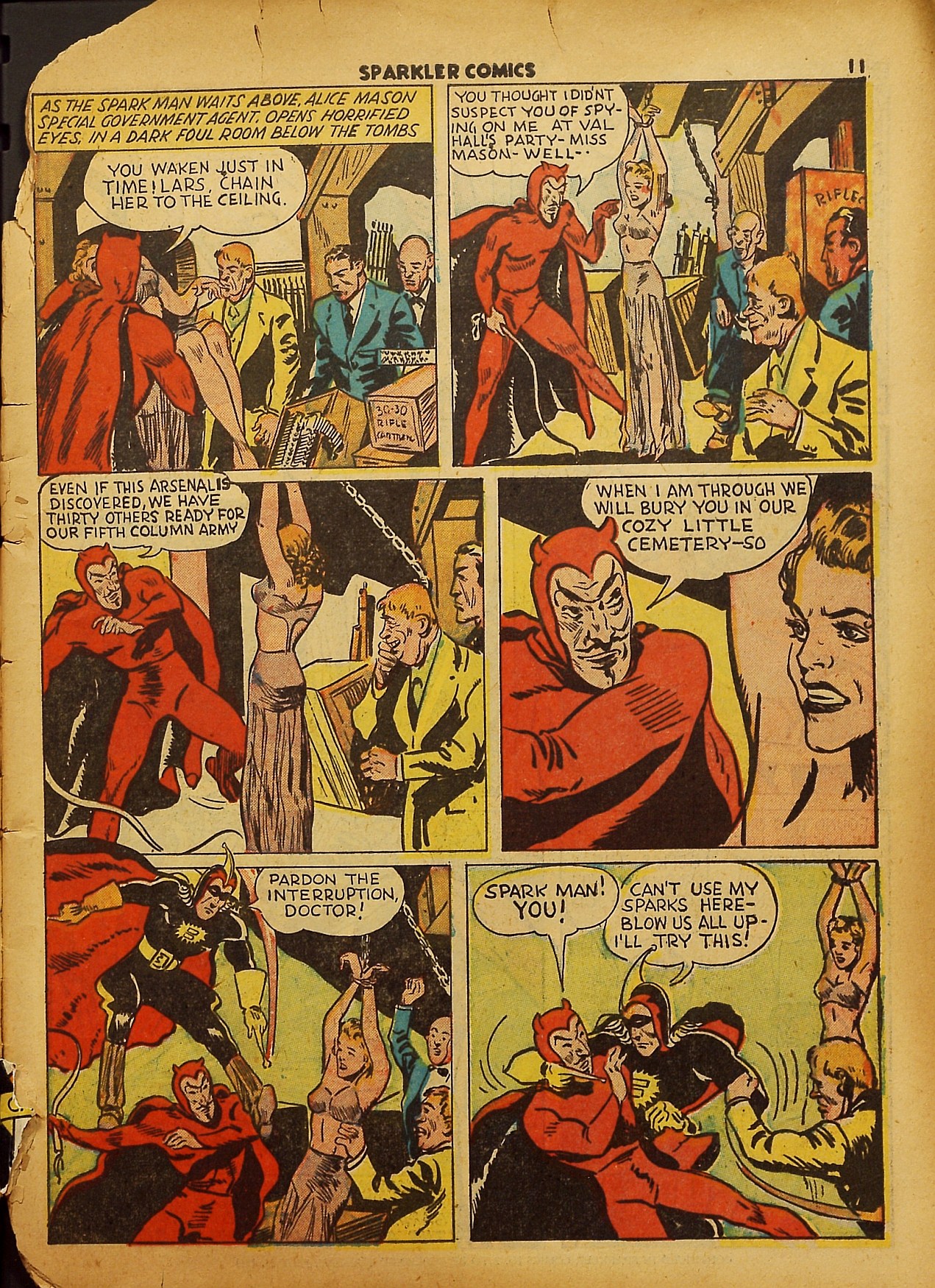 Read online Sparkler Comics comic -  Issue #1 - 14