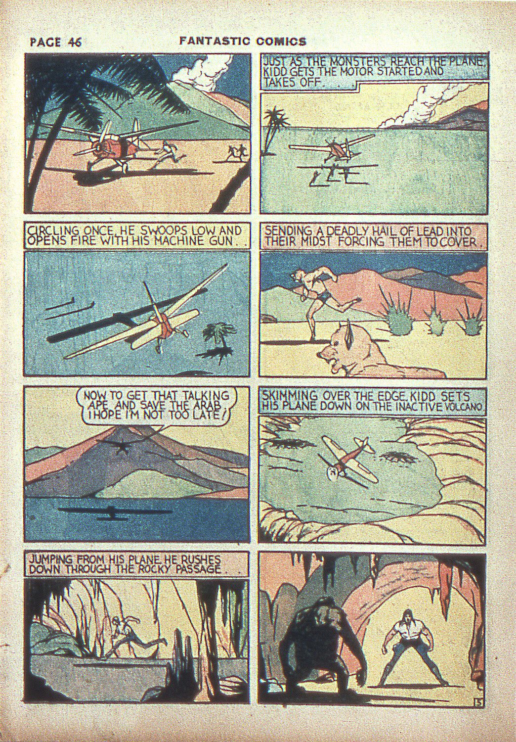 Read online Fantastic Comics comic -  Issue #4 - 47
