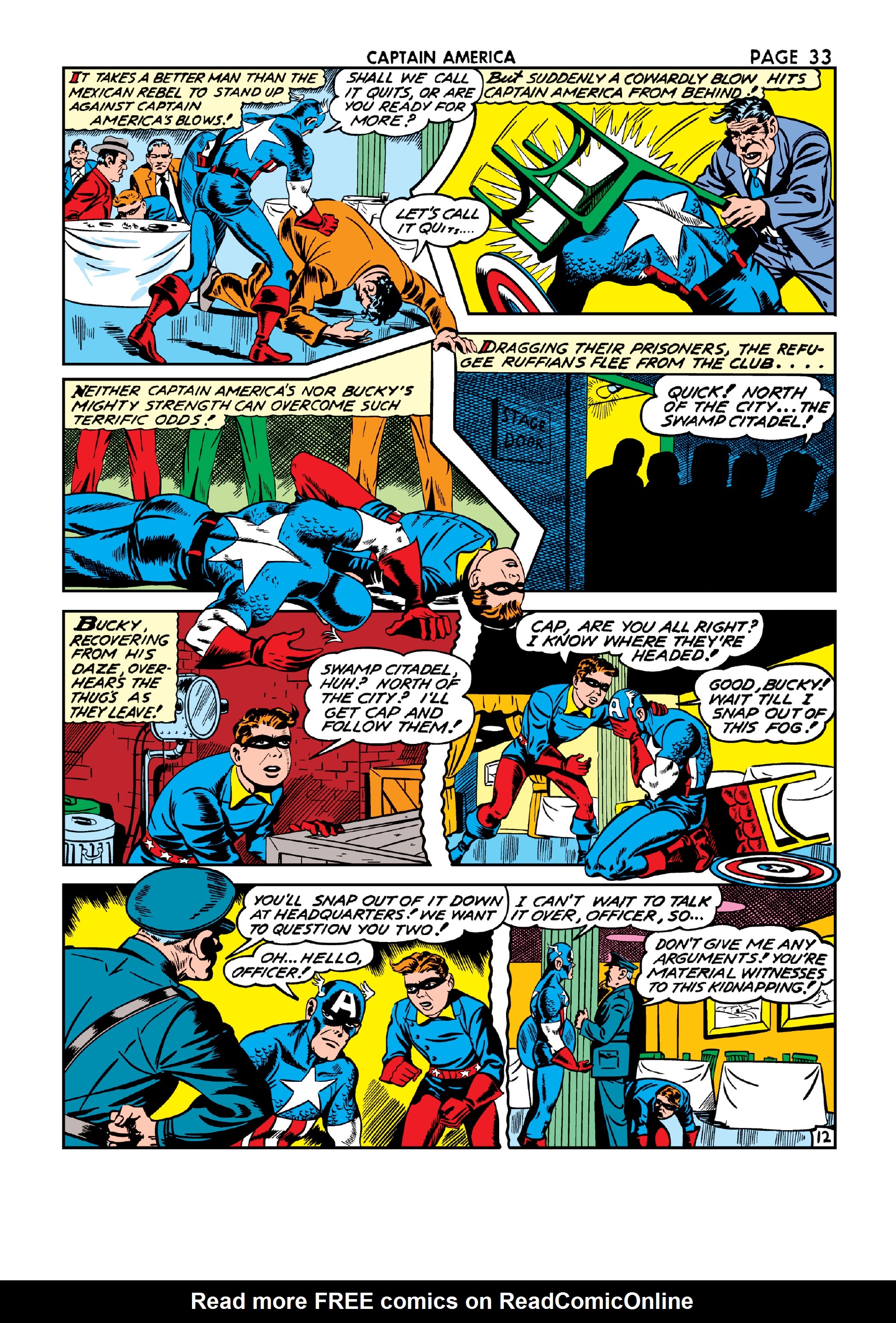Read online Marvel Masterworks: Golden Age Captain America comic -  Issue # TPB 3 (Part 3) - 40