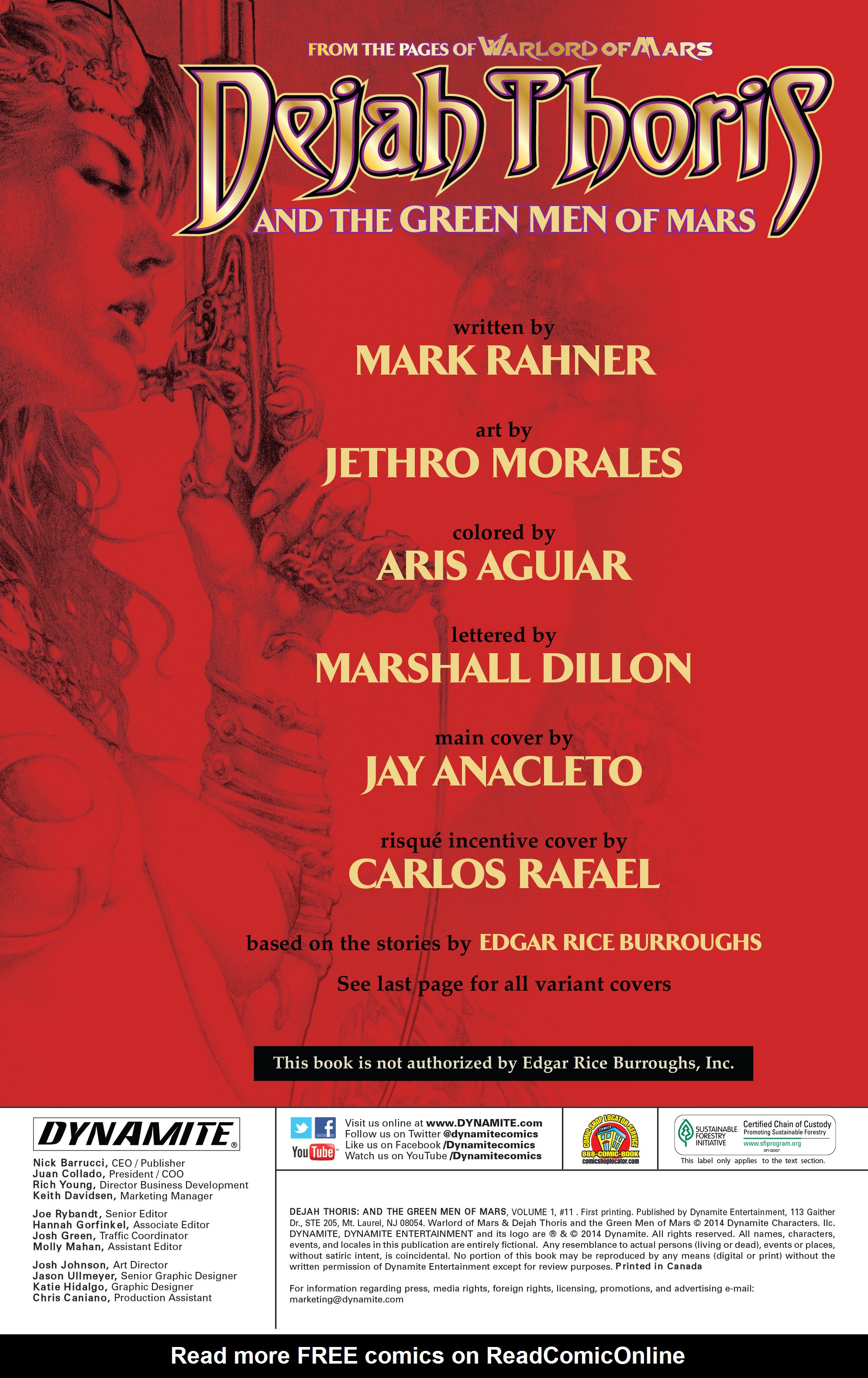 Read online Dejah Thoris and the Green Men of Mars comic -  Issue #11 - 2