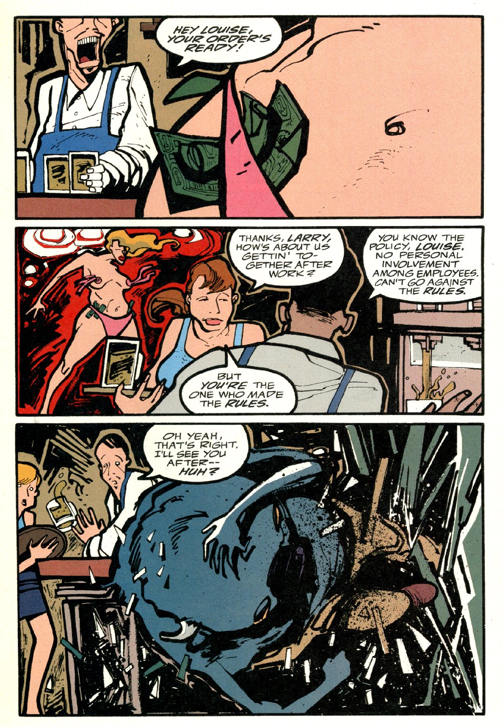 Read online Ted McKeever's Metropol comic -  Issue #6 - 9