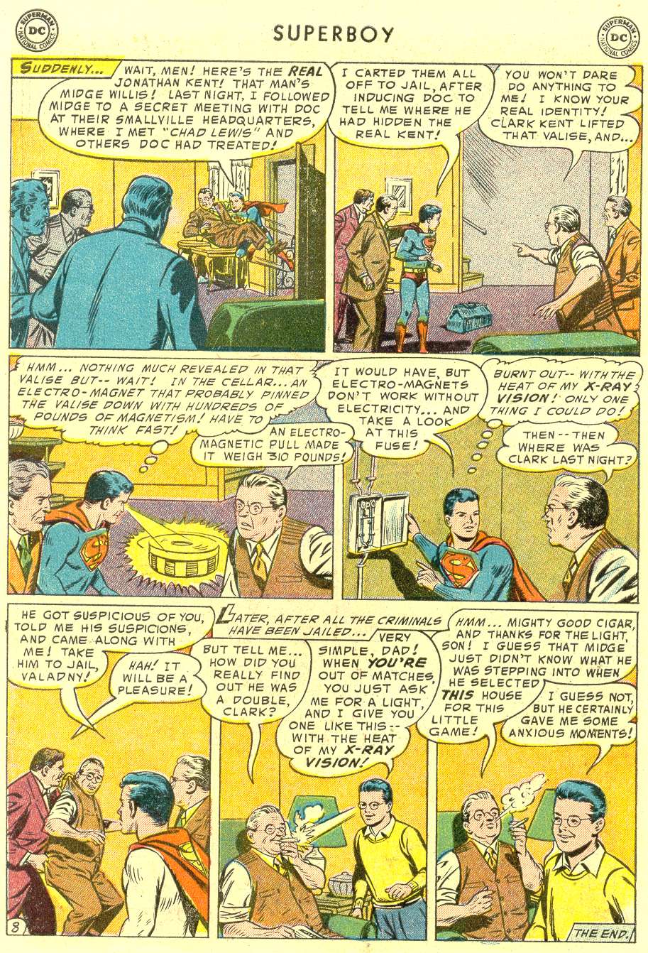 Read online Superboy (1949) comic -  Issue #42 - 9