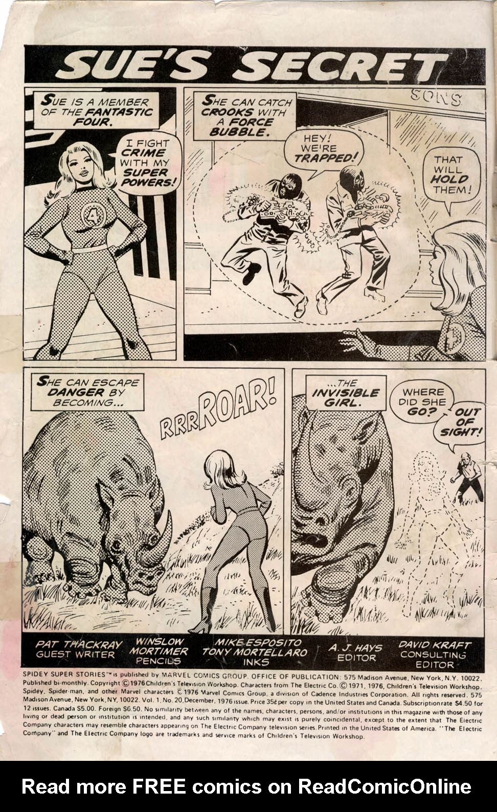 Read online Spidey Super Stories comic -  Issue #20 - 2