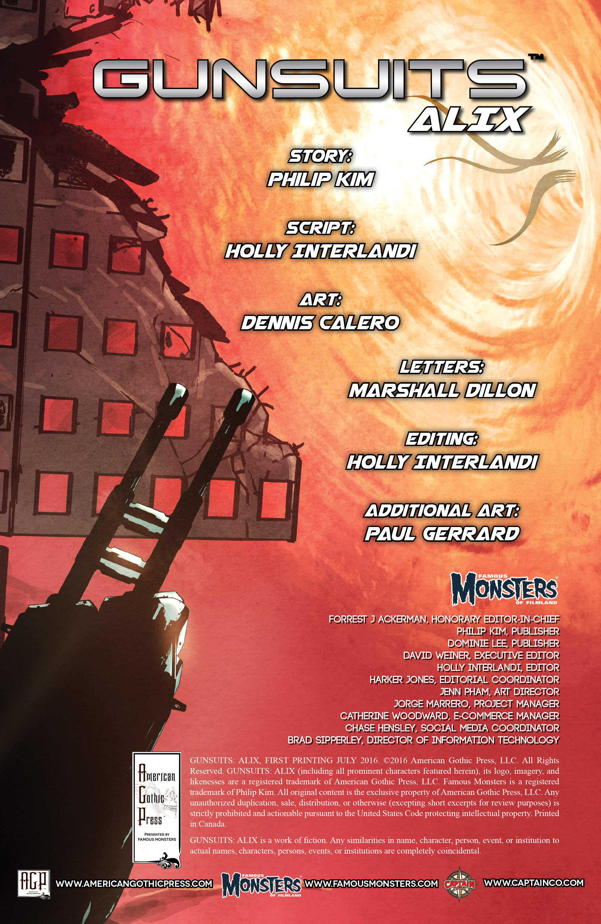 Read online Gunsuits: Alix comic -  Issue # Full - 2