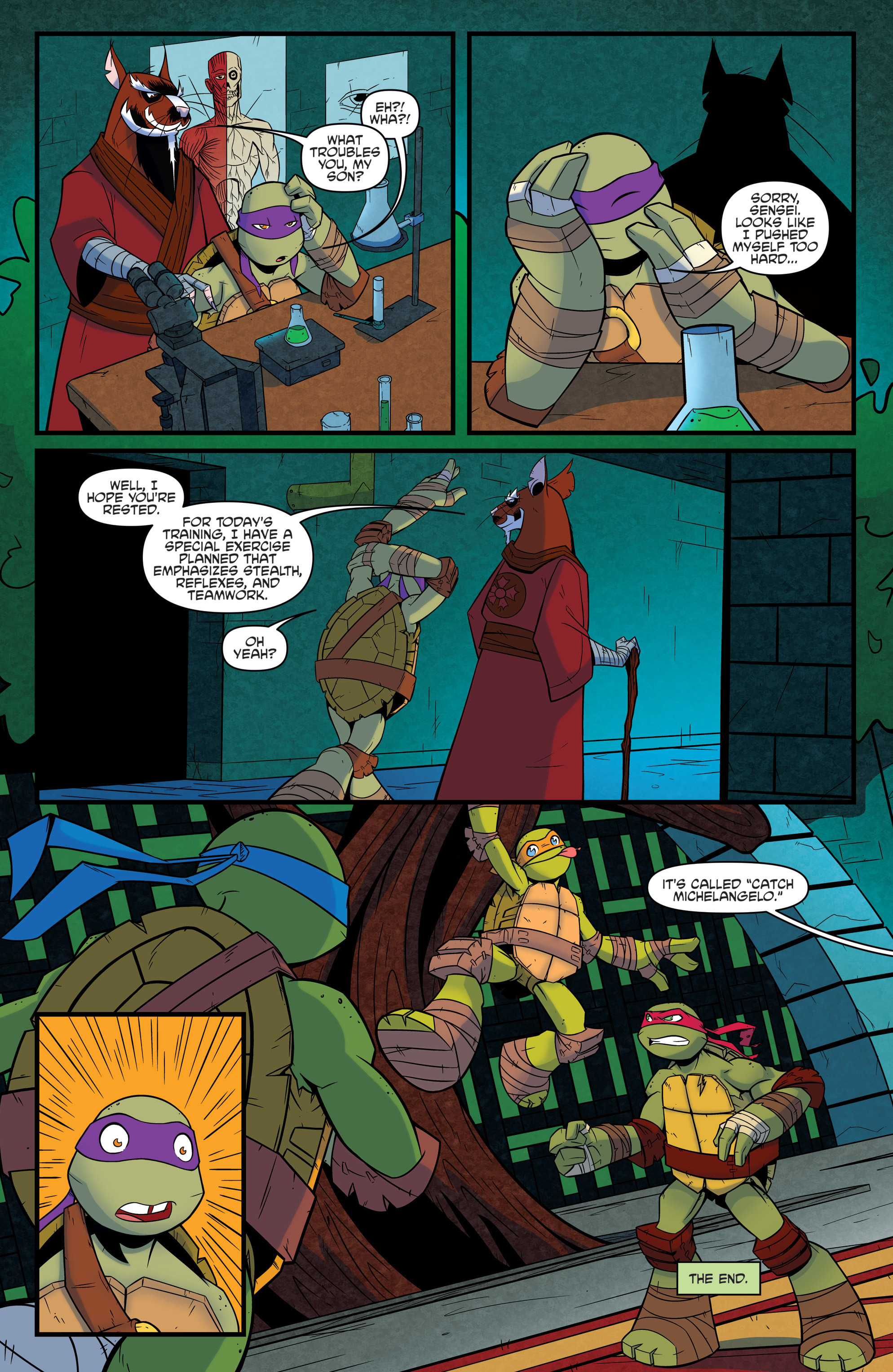 Read online Teenage Mutant Ninja Turtles New Animated Adventures comic -  Issue #21 - 22