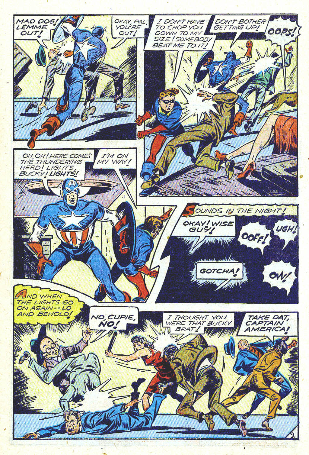 Read online Captain America Comics comic -  Issue #54 - 11