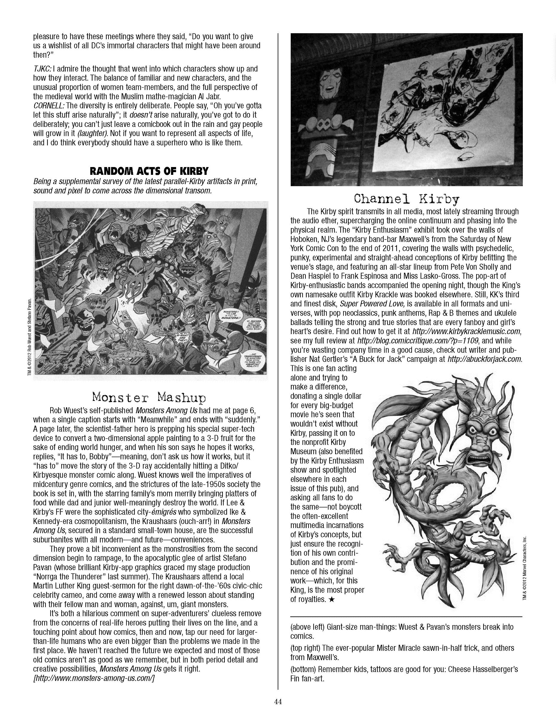 Read online The Jack Kirby Collector comic -  Issue #59 - 41