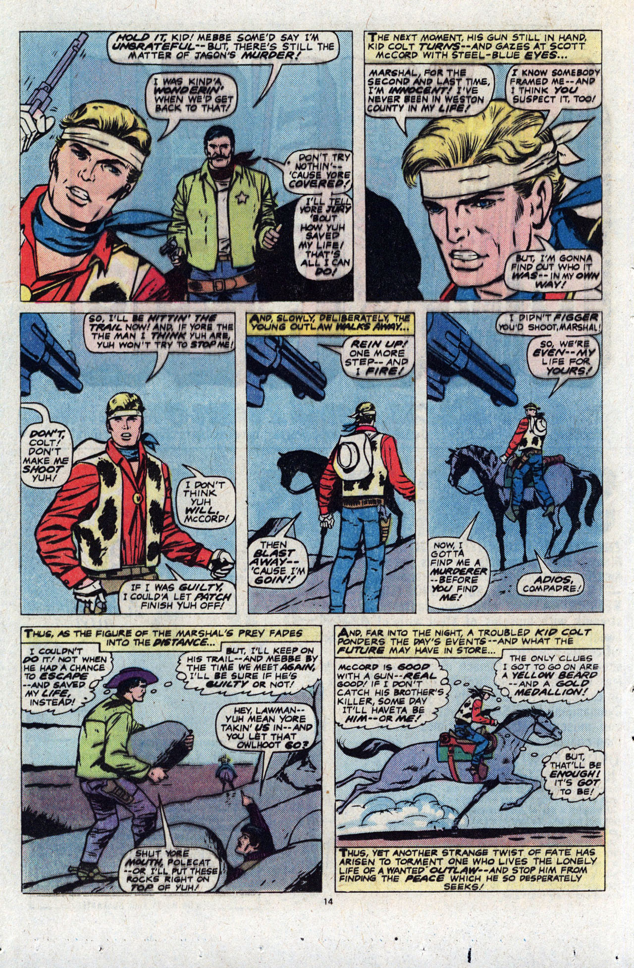 Read online Kid Colt Outlaw comic -  Issue #223 - 16