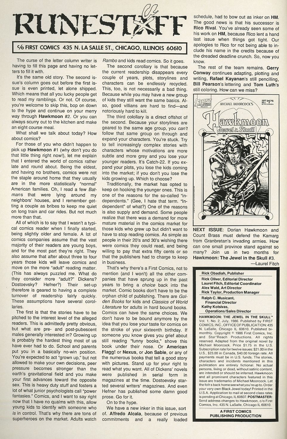 Read online Hawkmoon: The Jewel in the Skull comic -  Issue #2 - 2