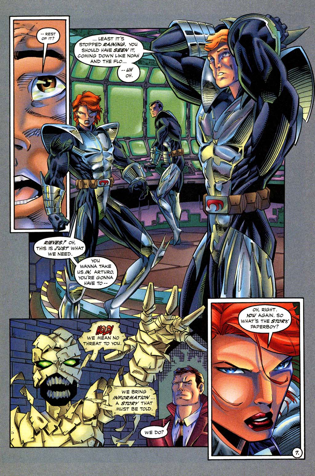 Read online The New Shadowhawk comic -  Issue #7 - 8