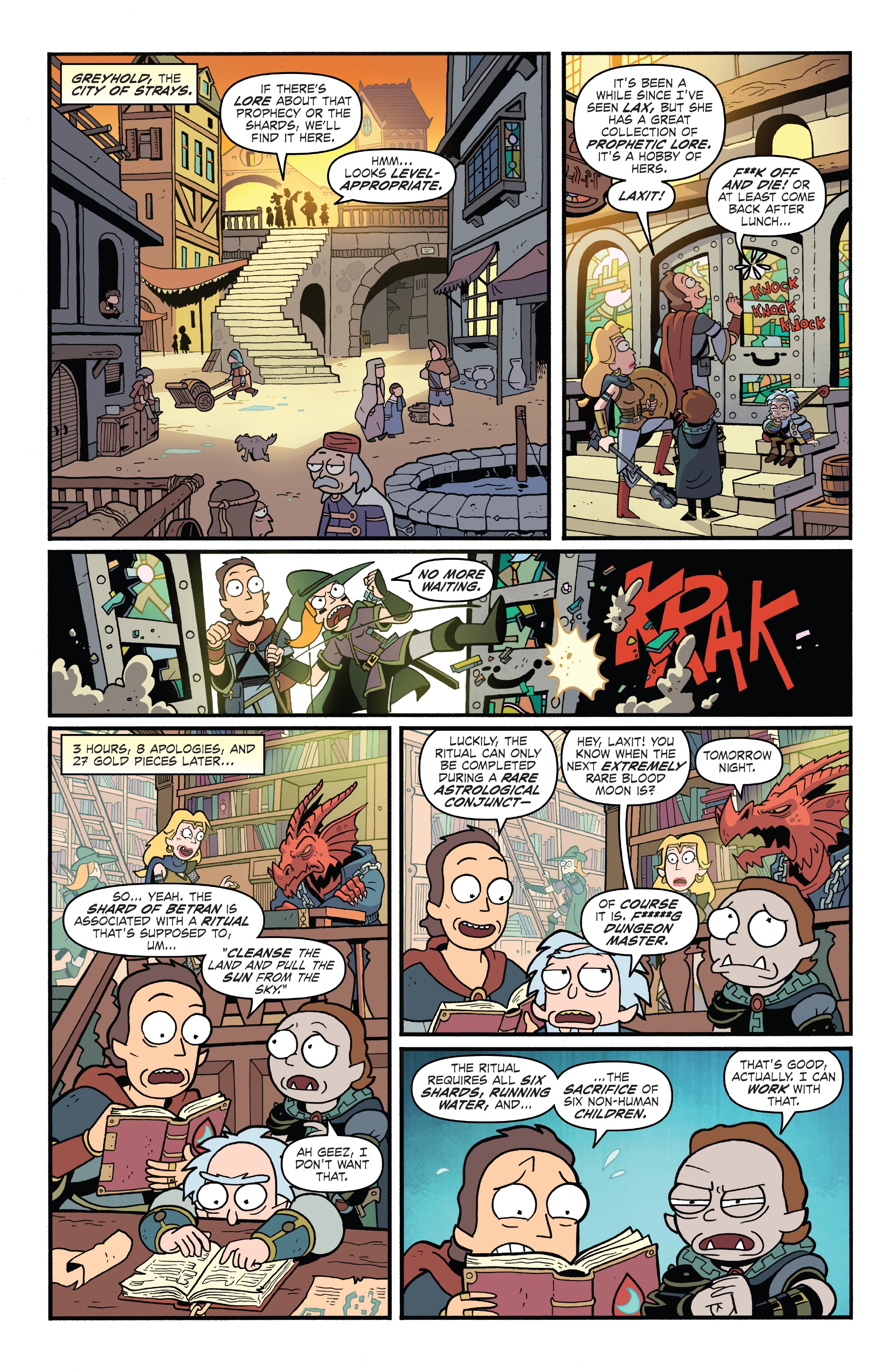 Read online Rick and Morty vs Dungeons & Dragons comic -  Issue #4 - 12