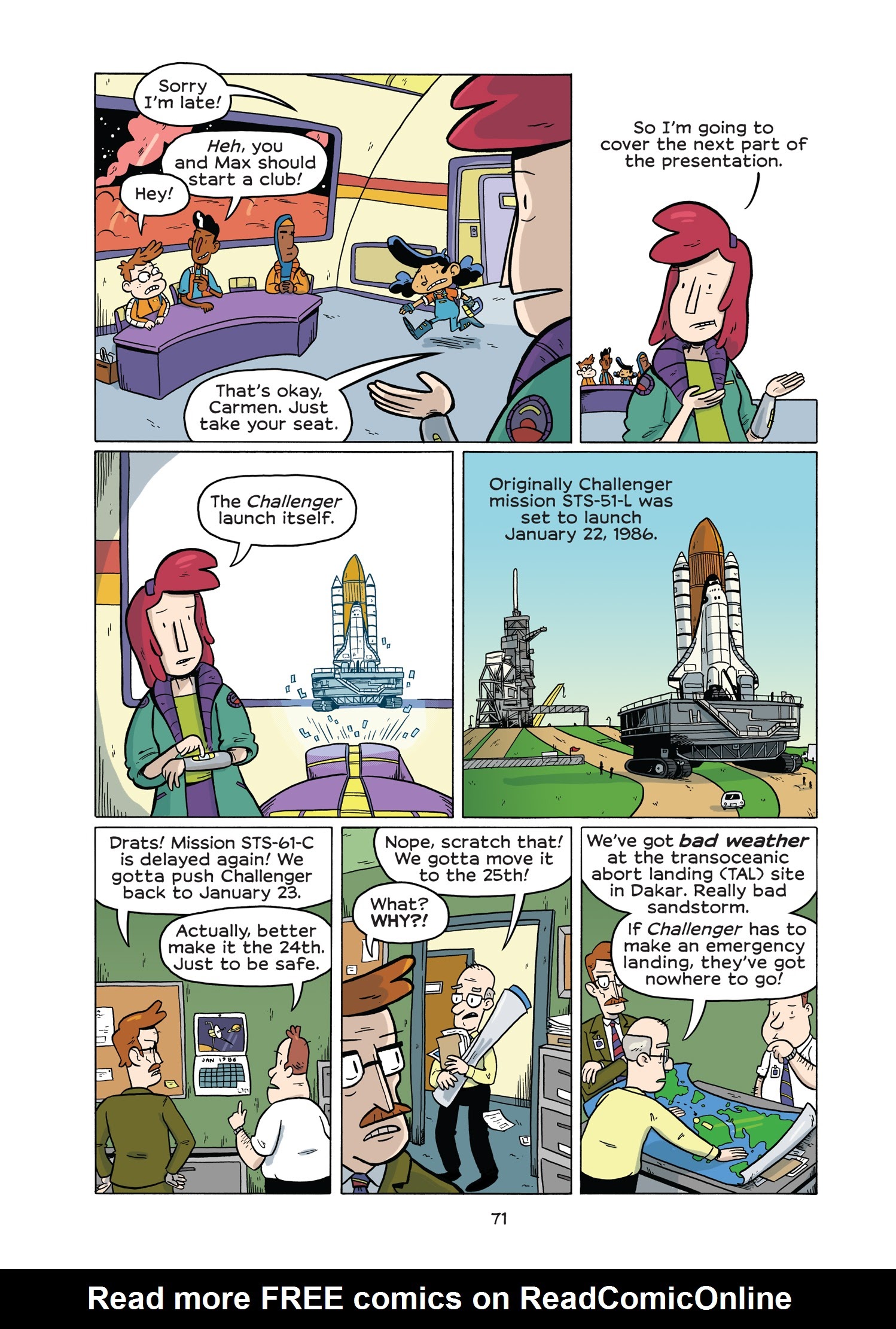 Read online History Comics comic -  Issue # The Challenger Disaster: Tragedy in the Skies - 77