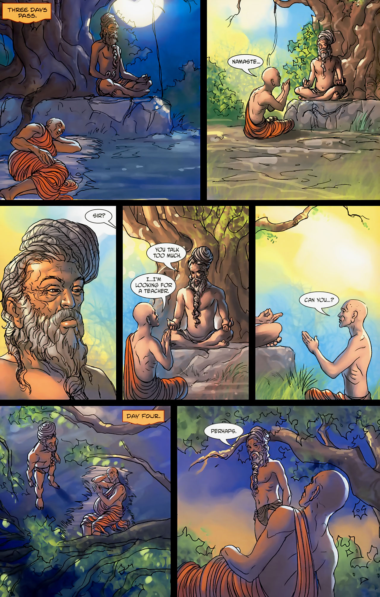 Read online Deepak Chopra's Buddha: A Story of Enlightenment comic -  Issue #4 - 18