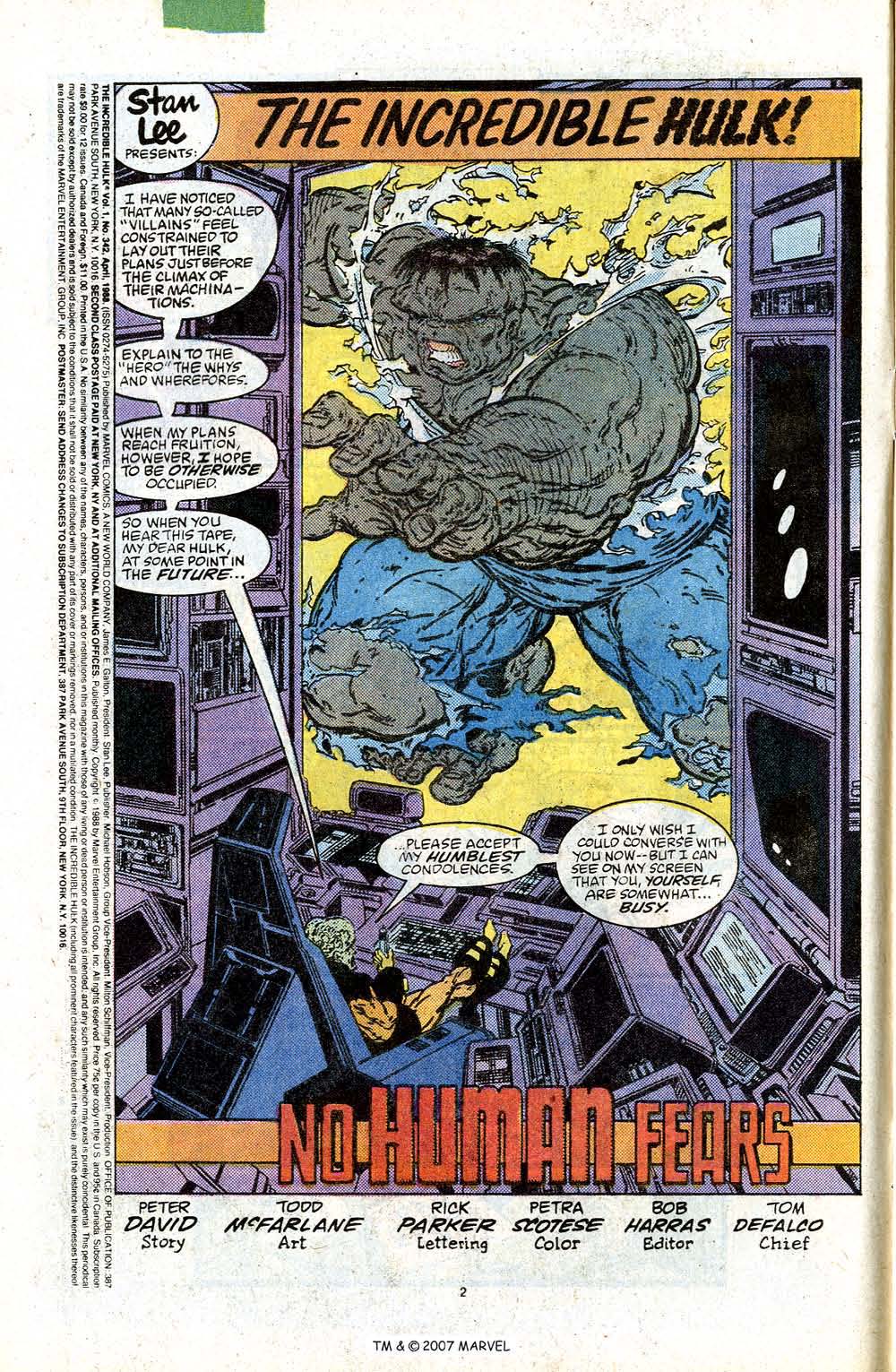 Read online The Incredible Hulk (1968) comic -  Issue #342 - 4