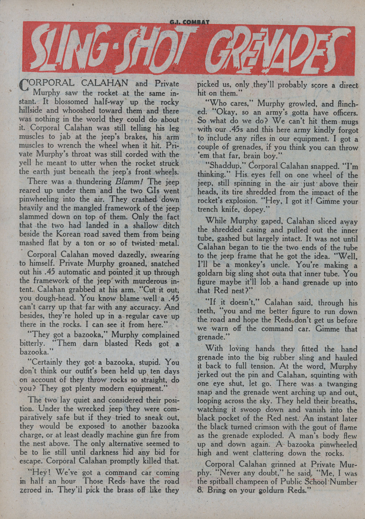 Read online G.I. Combat (1952) comic -  Issue #7 - 27