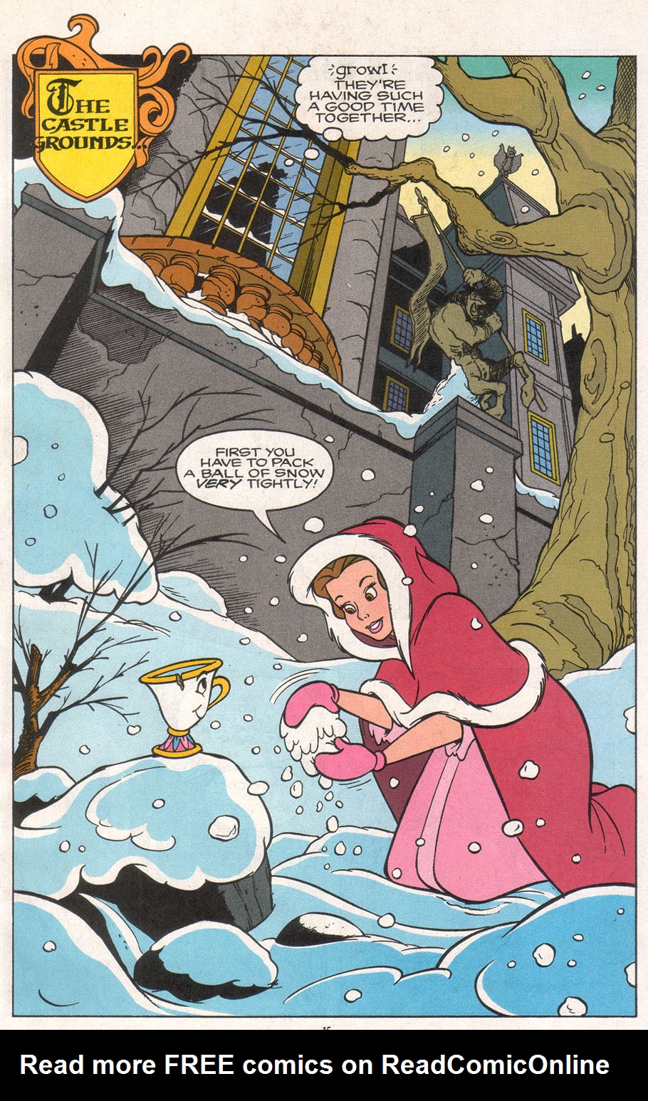 Read online Disney's Beauty and the Beast comic -  Issue #7 - 17