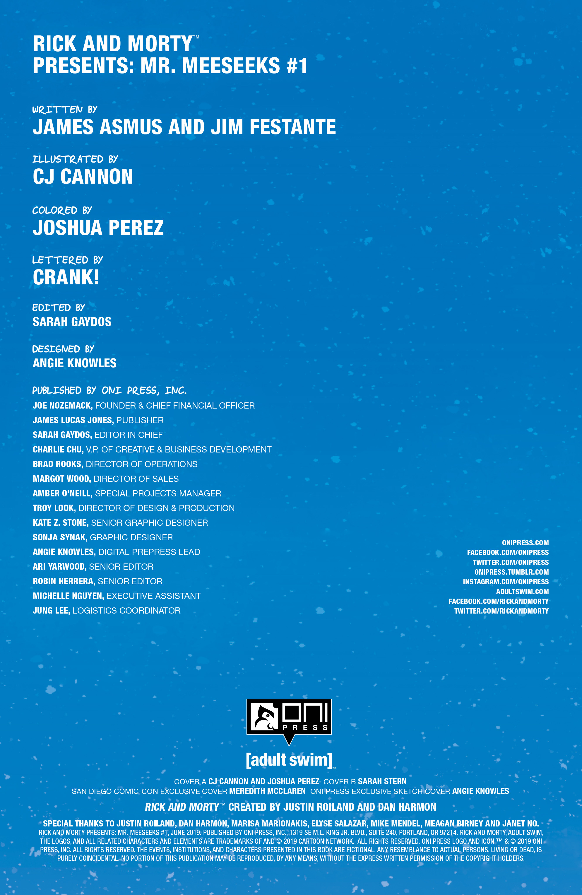 Read online Rick and Morty Presents: Mr. Meeseeks comic -  Issue # Full - 2