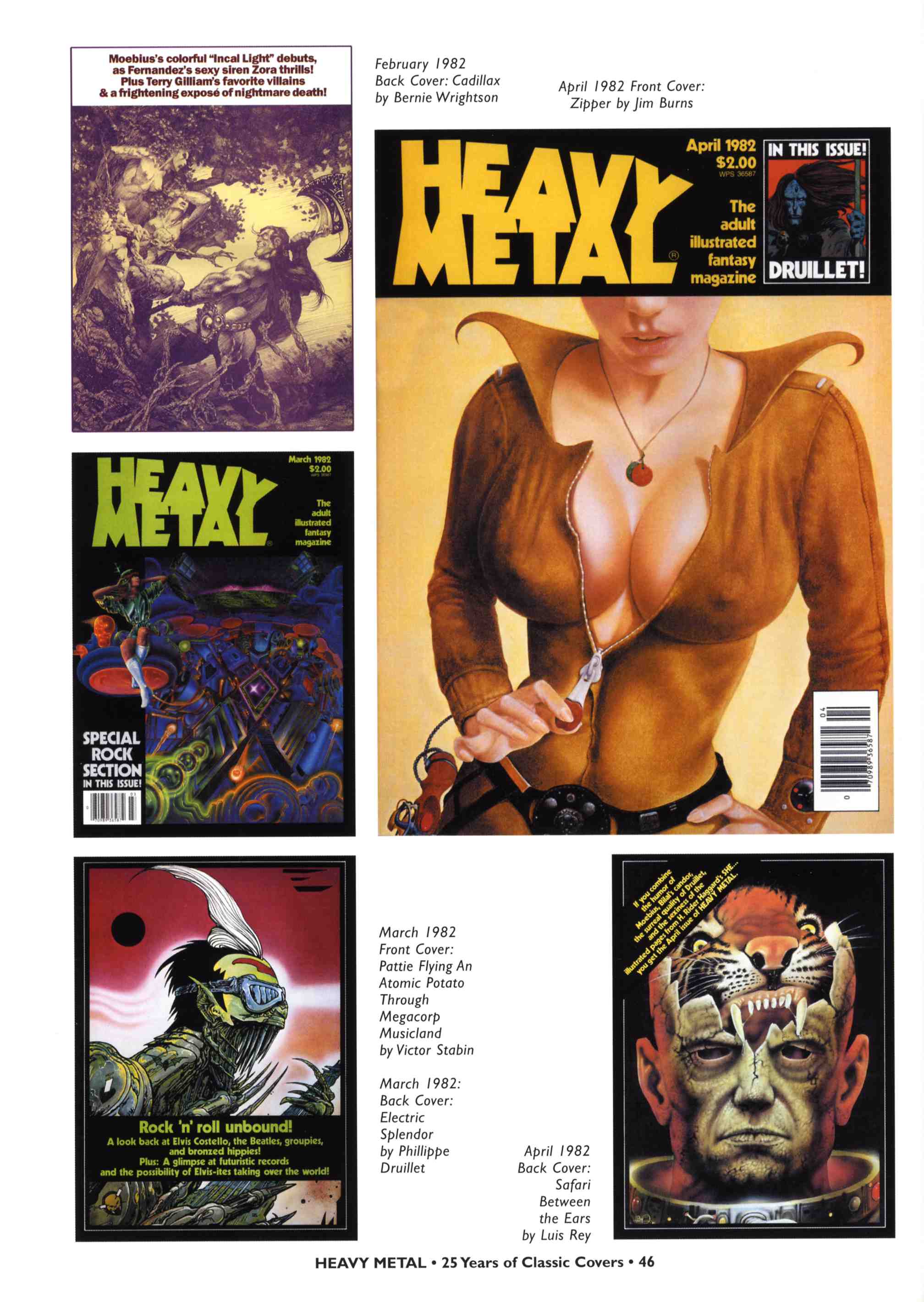 Read online Heavy Metal: 25 Years of Classic Covers comic -  Issue # TPB - 52