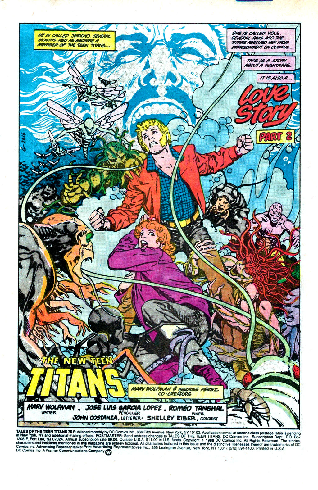 Read online Tales of the Teen Titans comic -  Issue #70 - 2